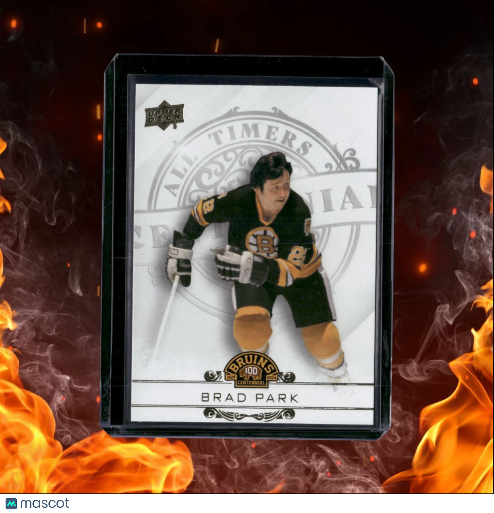 2023-24 Upper Deck Boston Bruins Centennial Brad Park All-Timers Gold #100-5