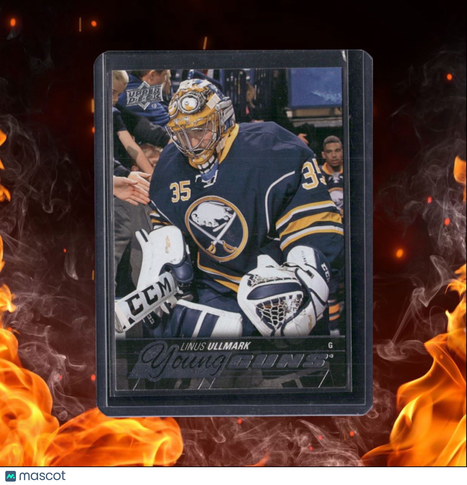 2015-16 Upper Deck Linus Ullmark Young Guns Rookie #472