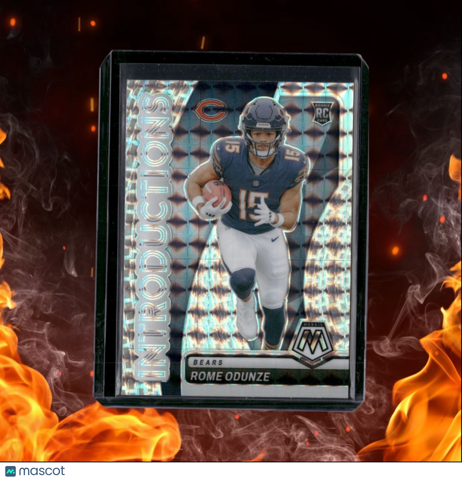 2024 Panini Mosaic Rome Odunze Introductions Mosaic Prizm #2