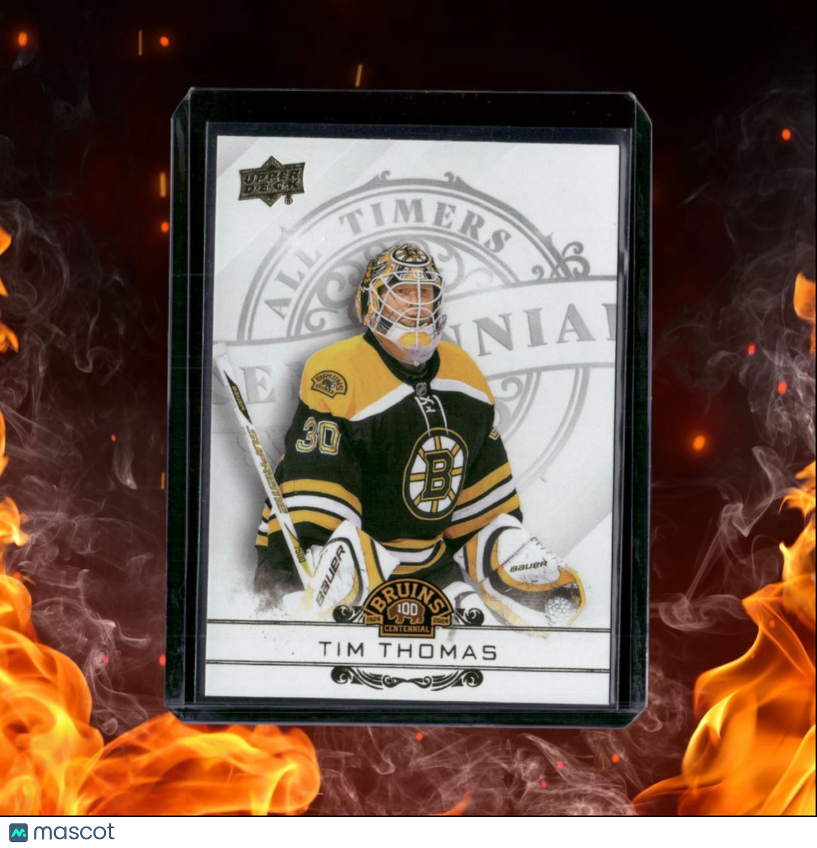 2023-24 Upper Deck Boston Bruins Centennial Tim Thomas All-Timers Gold #100-16