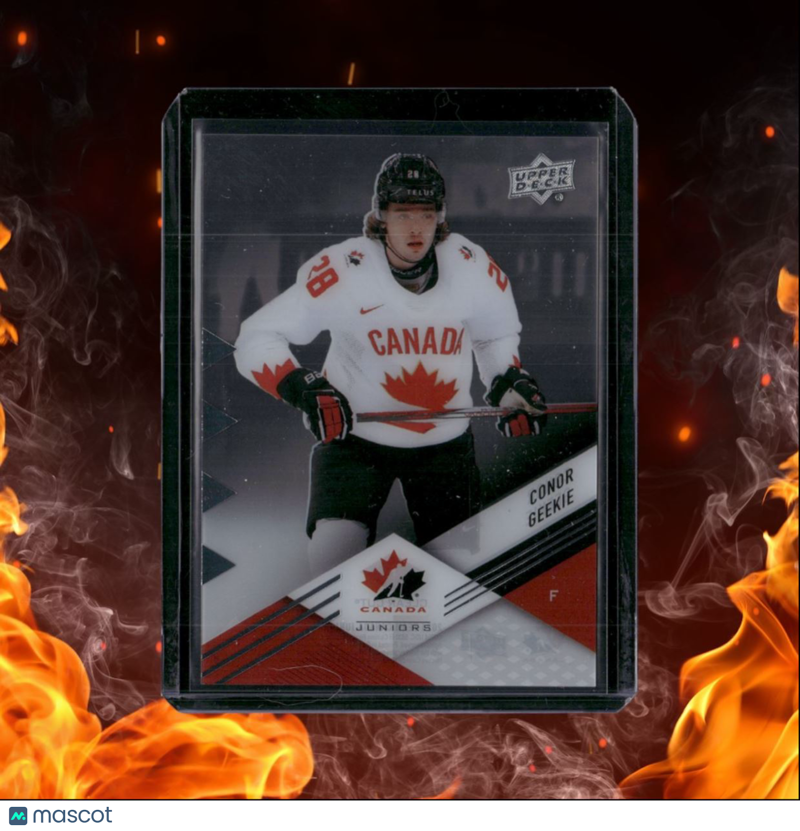 2024-25 Upper Deck Team Canada Juniors Conor Geekie Clear Cut #49