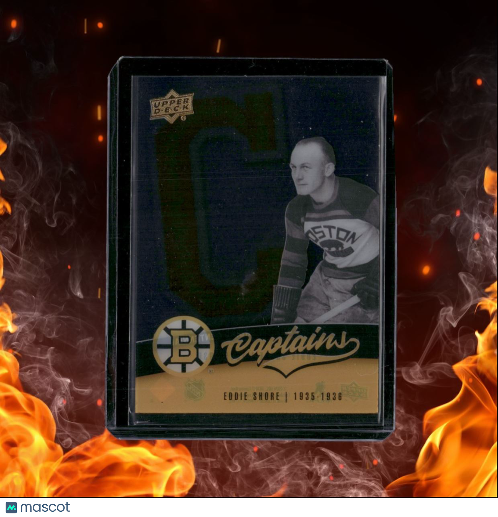 2023-24 Upper Deck Boston Bruins Centennial Eddie Shore Captains Acetate SP #162