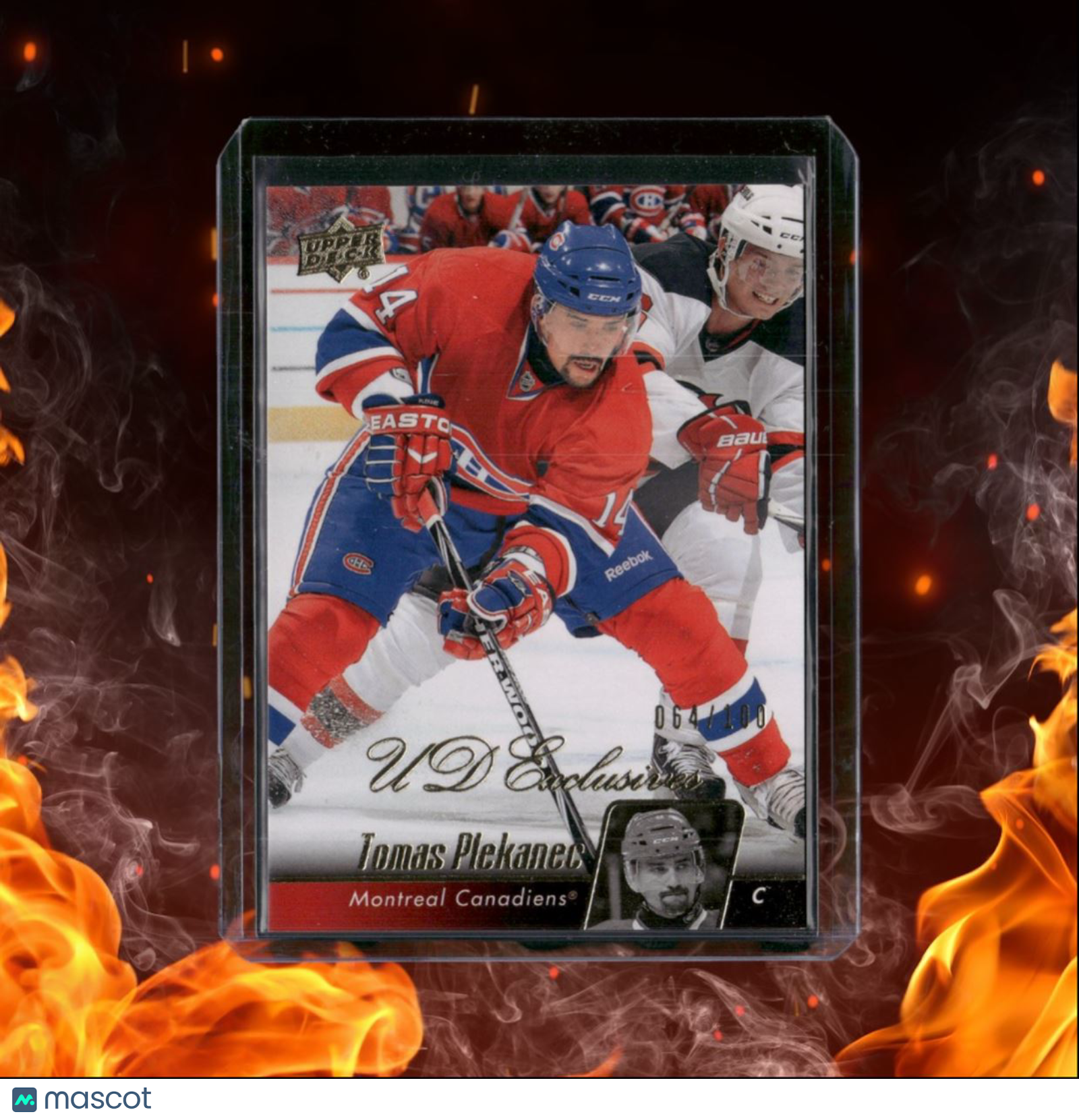 2010-11 Upper Deck Tomas Plekanec UD Exclusives 064/100 #351
