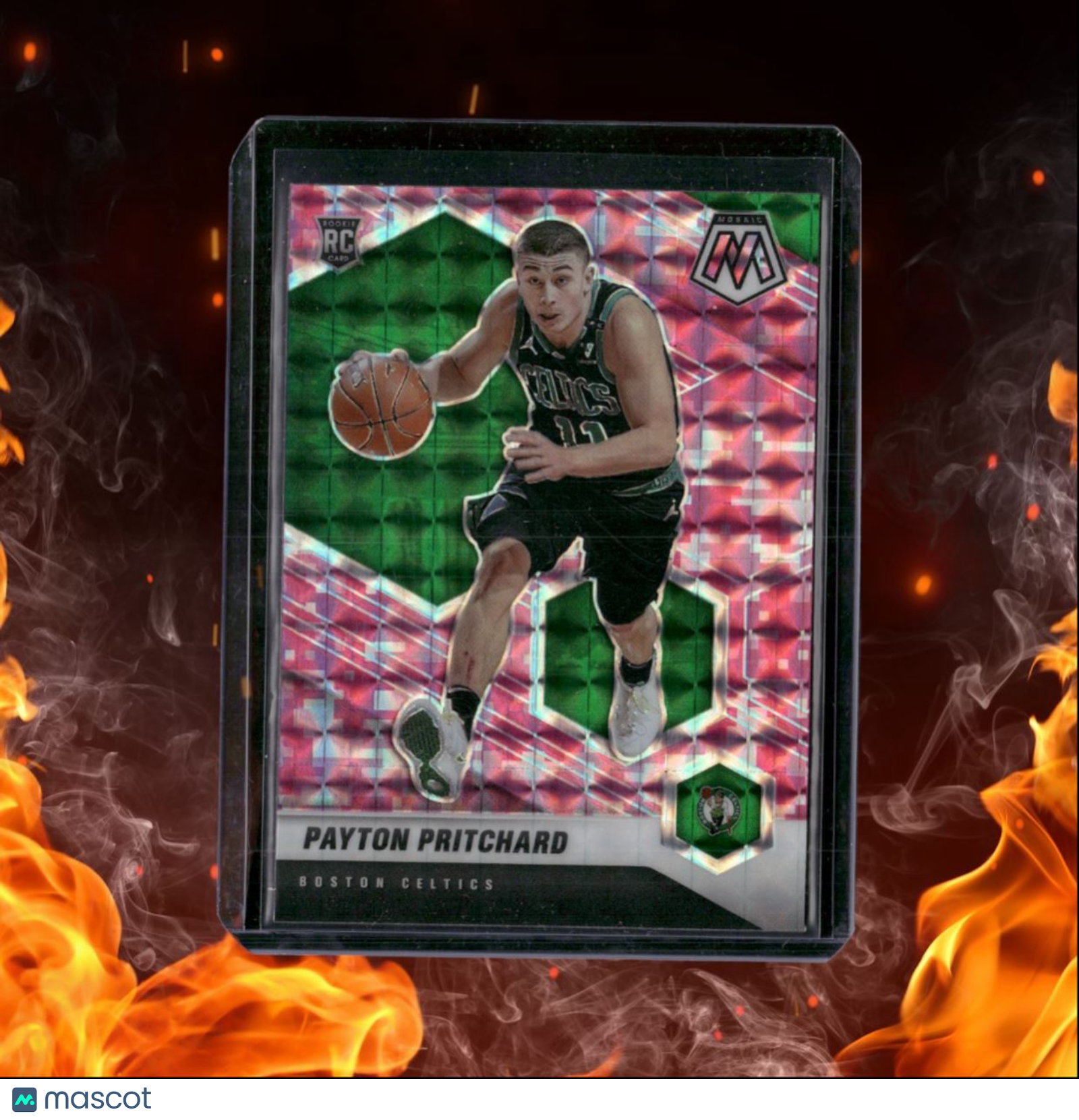 2020-21 Panini Mosaic Payton Pritchard Pink Mosaic Prizm Rookie #210