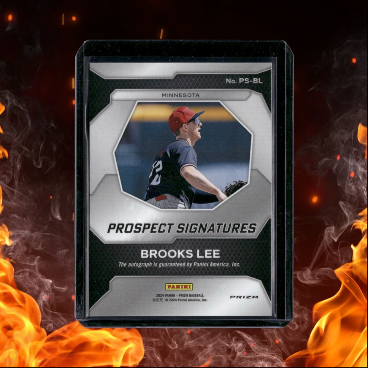 2024 Panini Prizm Brooks Lee Prospect Signatures Silver Prizm Auto #PS-BL
