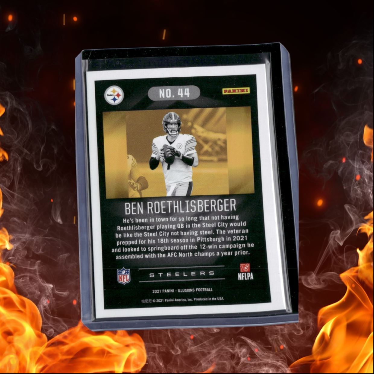 2021 Panini Illusions Ben Roethlisberger Bronze Trophy 389/499 #44