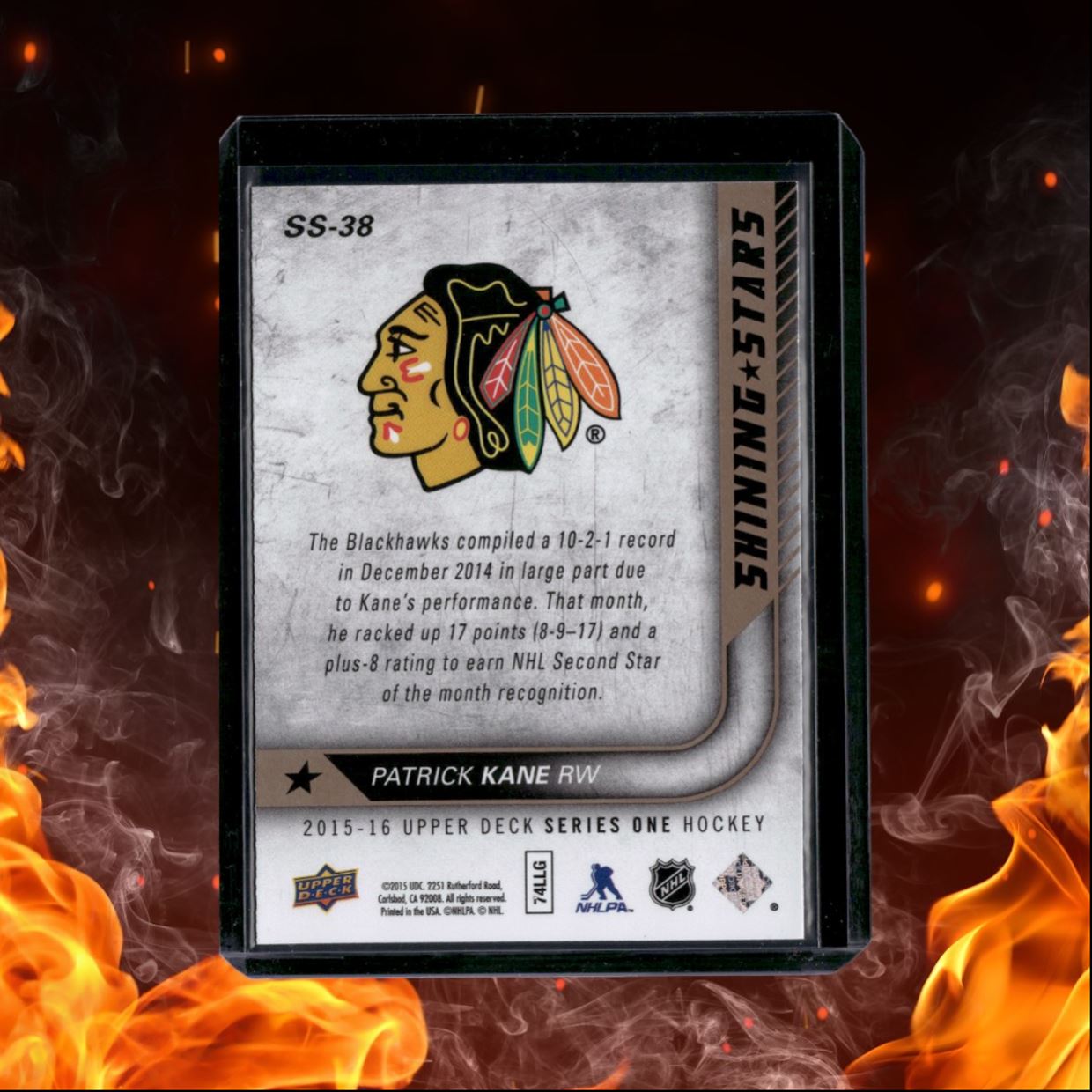 2015-16 Upper Deck Patrick Kane Shining Stars #SS-38
