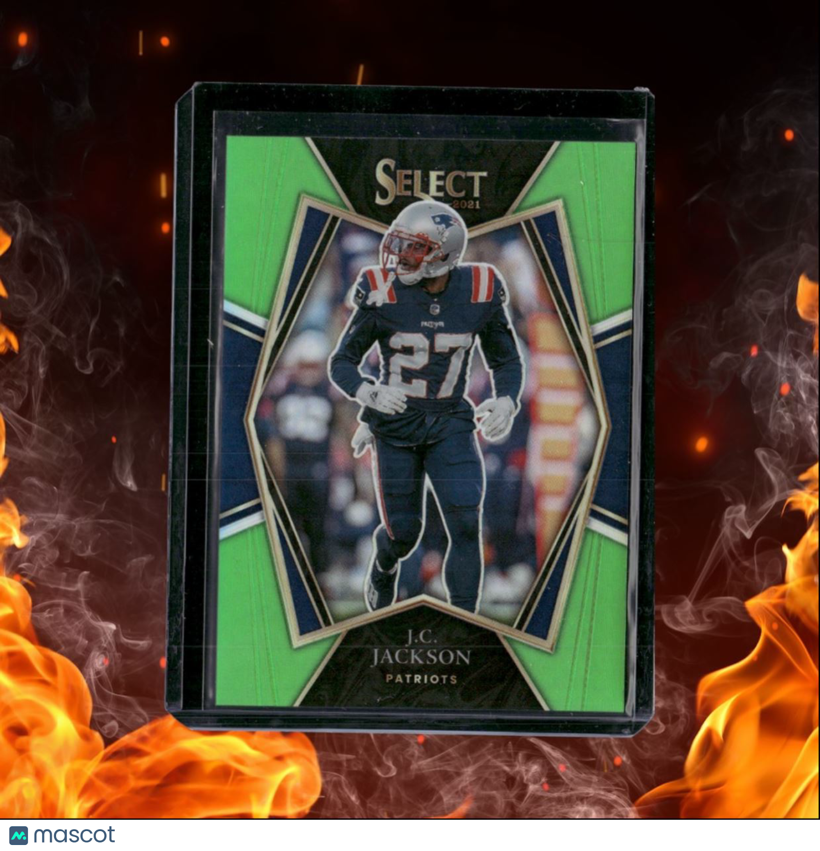 2021 Panini Select J.C. Jackson Neon Green Prizm Last Print 49/49 #124