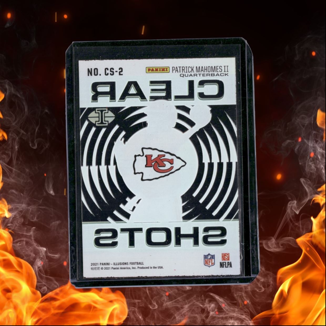 2021 Panini Illusions Patrick Mahomes II Clear Shots #CS-2