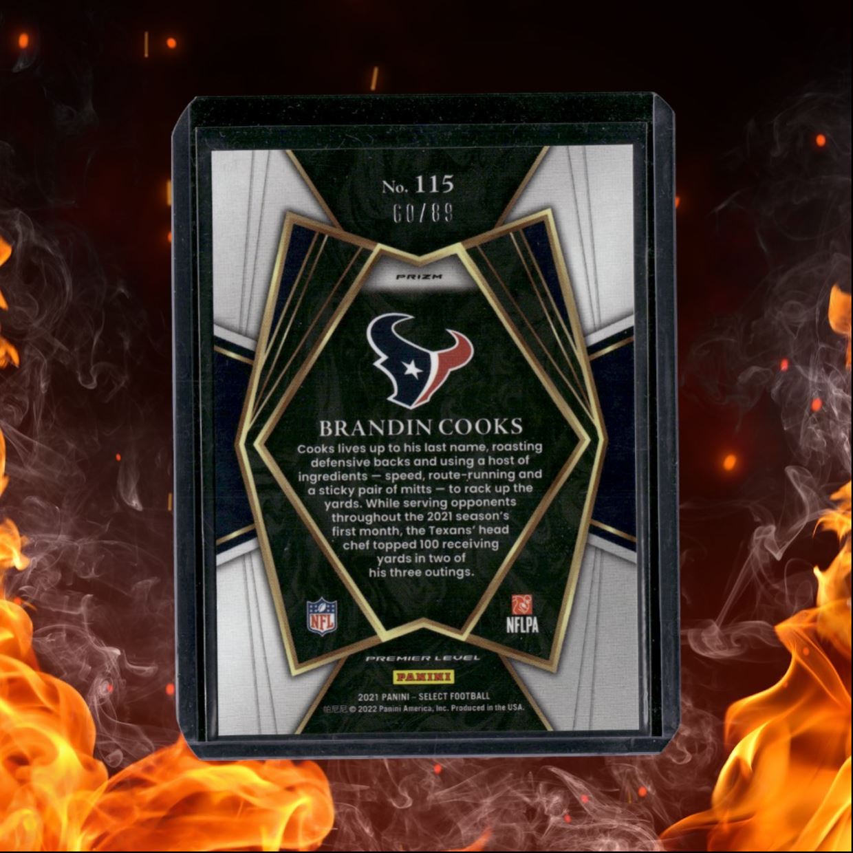 2021 Panini Select Brandin Cooks Dragon Scale Prizm 60/89 #115