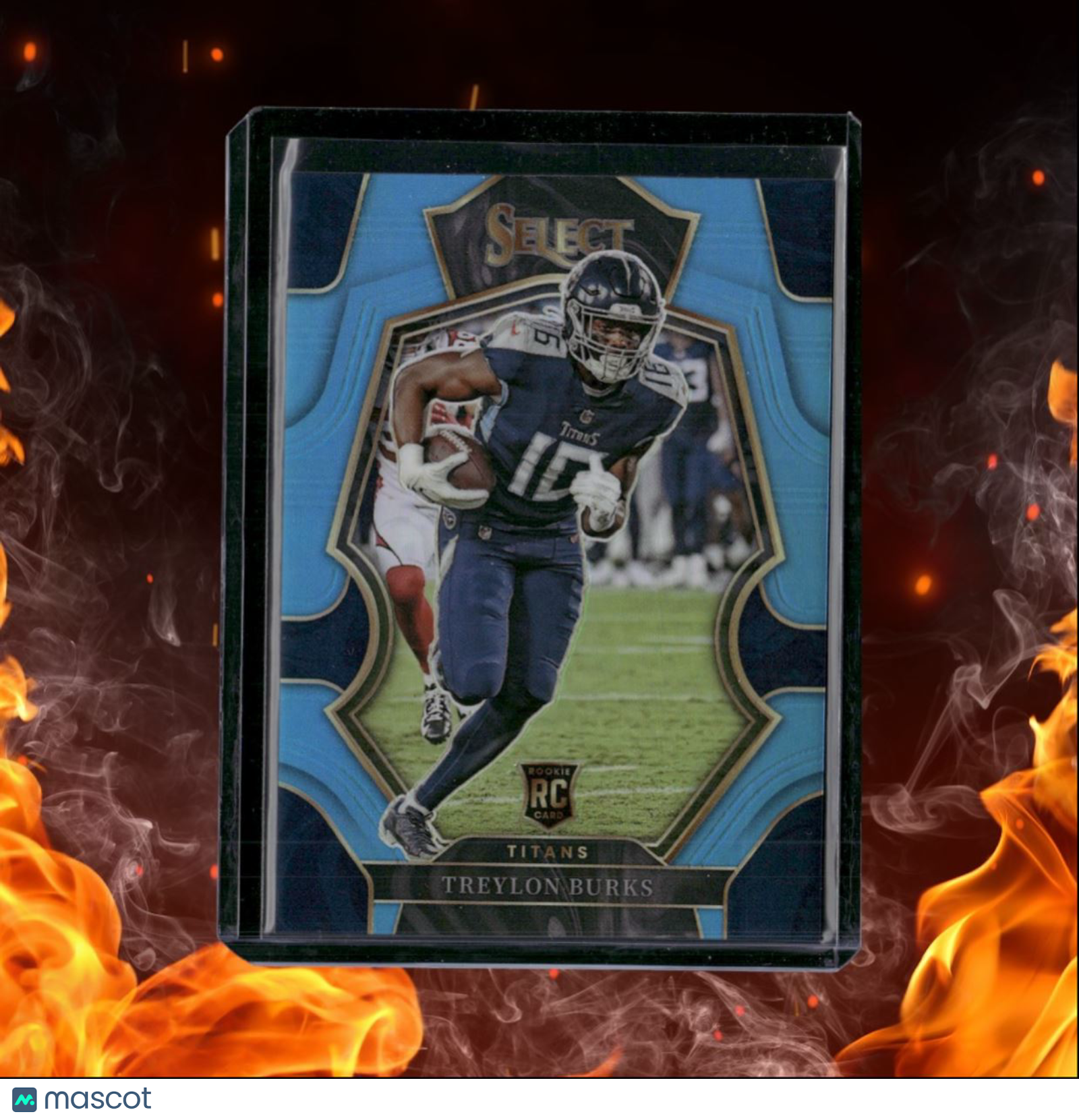 2022 Panini Select Treylon Burks Light Blue Prizm 11/99 #195