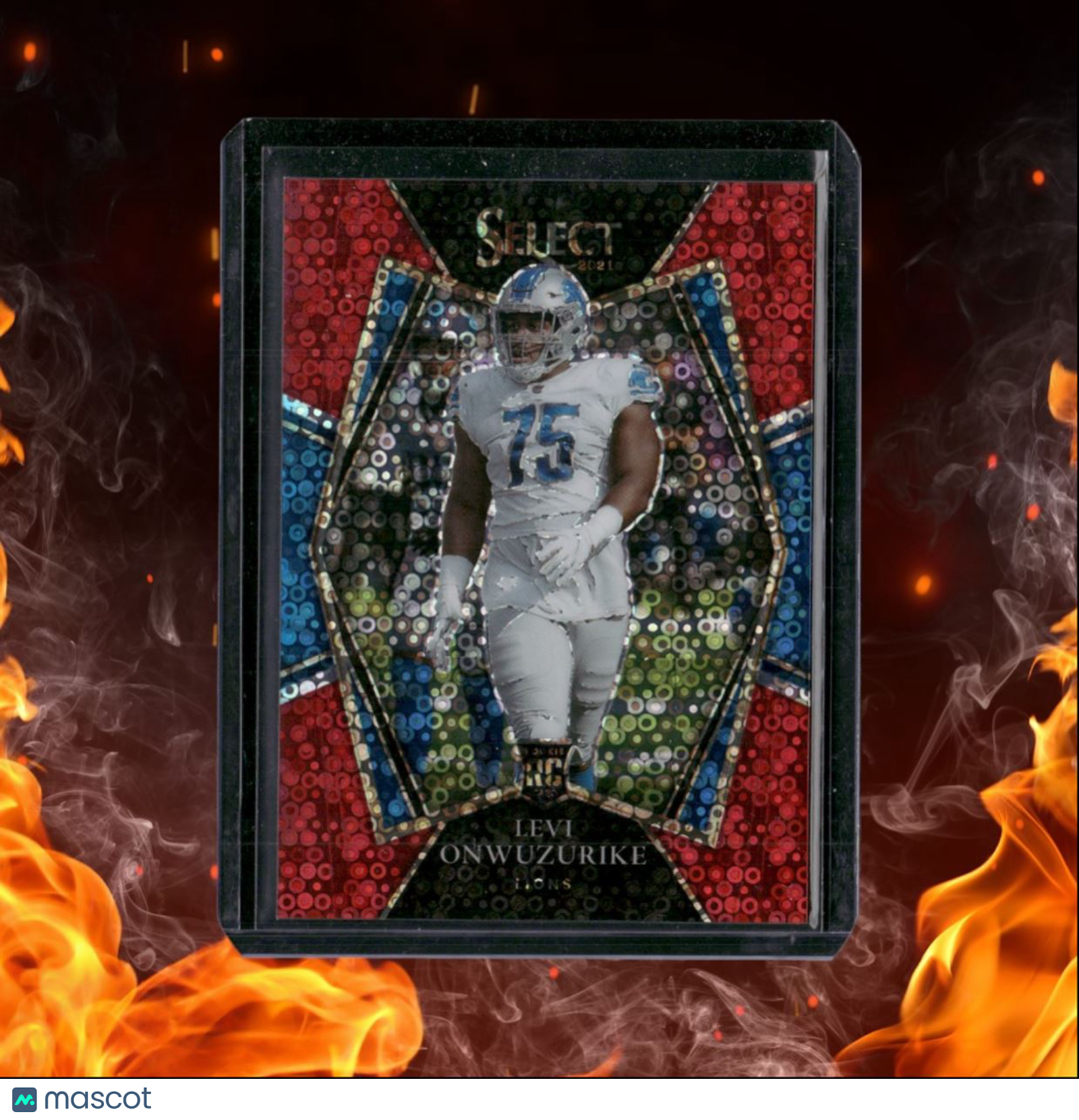 2021 Panini Select Levi Onwuzurike No Red No Huddle Prizm Premier Rookie 31/49