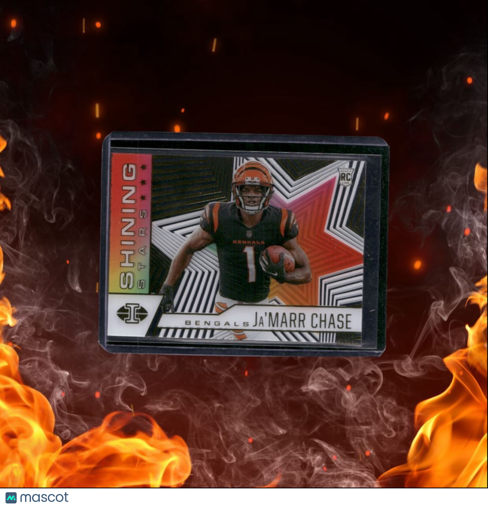 2021 Panini Illusions Ja'Marr Chase Shining Stars Rookie #SS-17