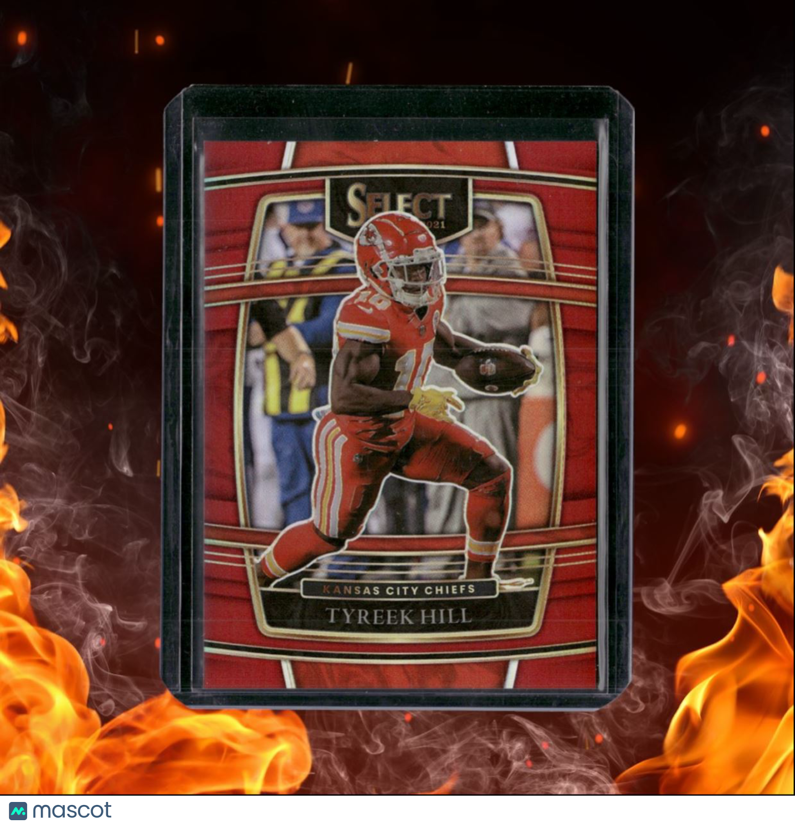 2021 Panini Select Tyreek Hill Red Prizm 17/99 #18