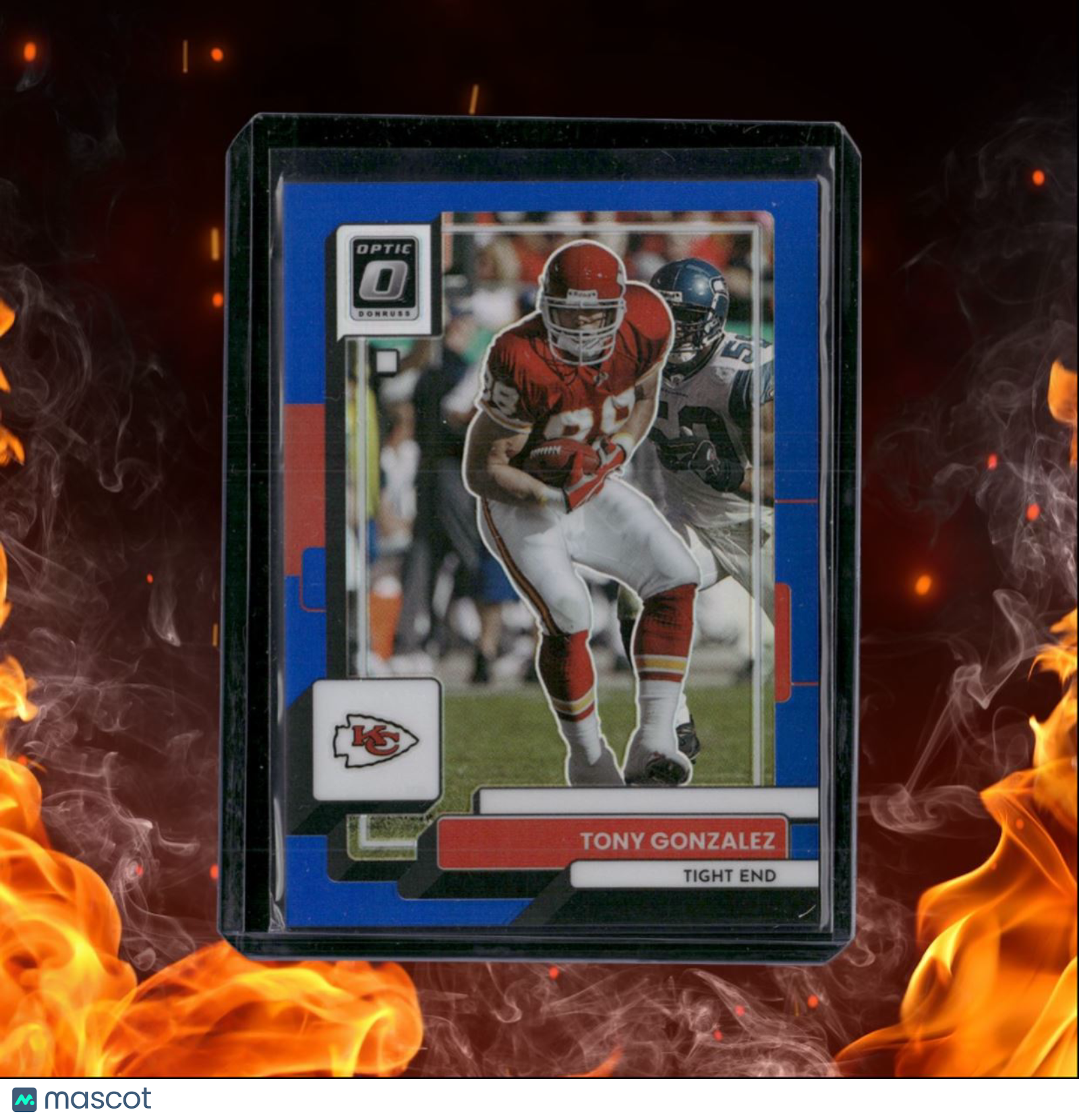 2022 Donruss Optic Tony Gonzalez Blue Prizm 097/179 #100