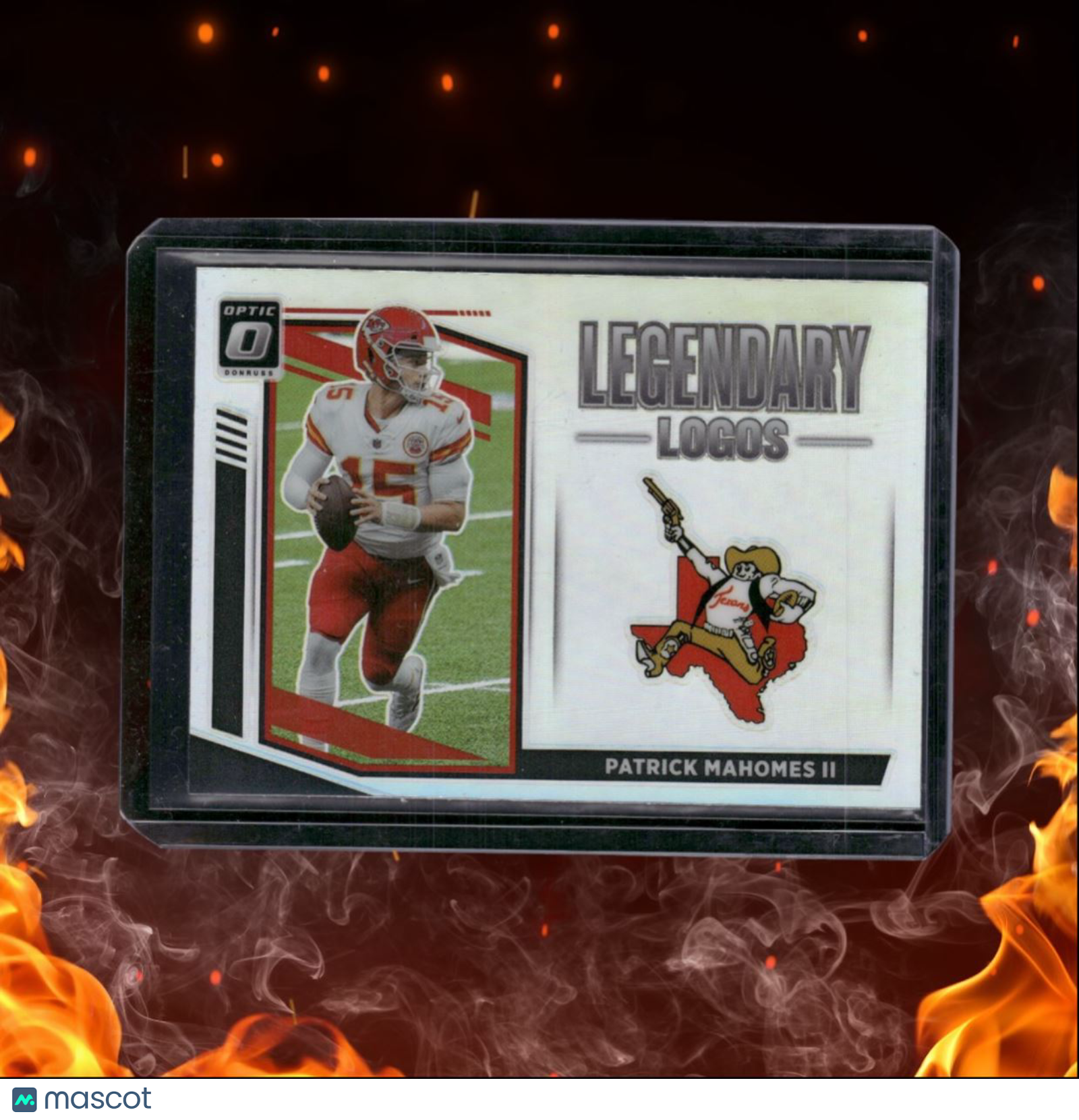 2021 Donruss Optic Patrick Mahomes II Legendary Logos Holo Prizm #LL-10