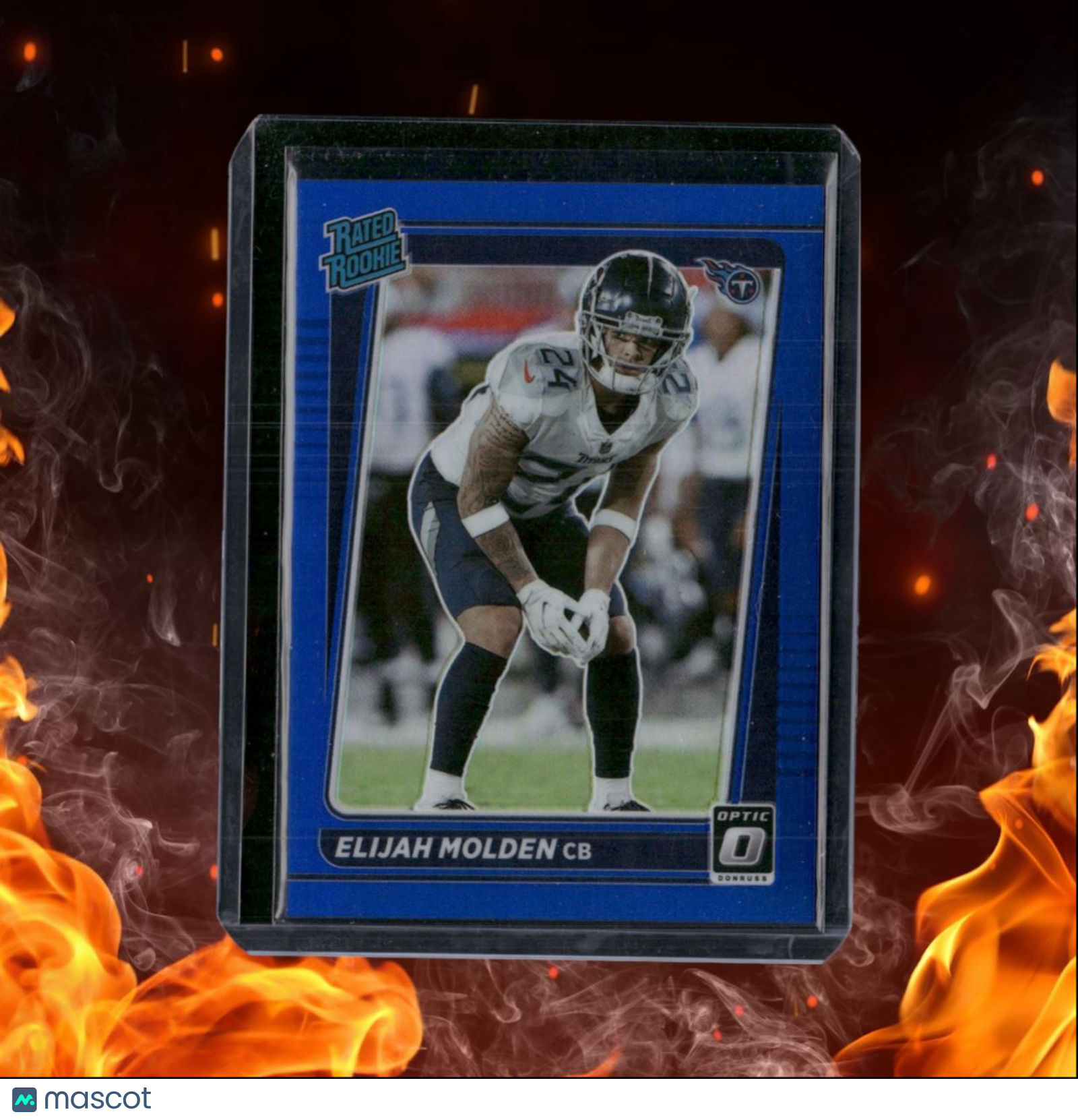 2021 Donruss Optic Elijah Molden Blue Prizm Rated Rookie 035/179 #300