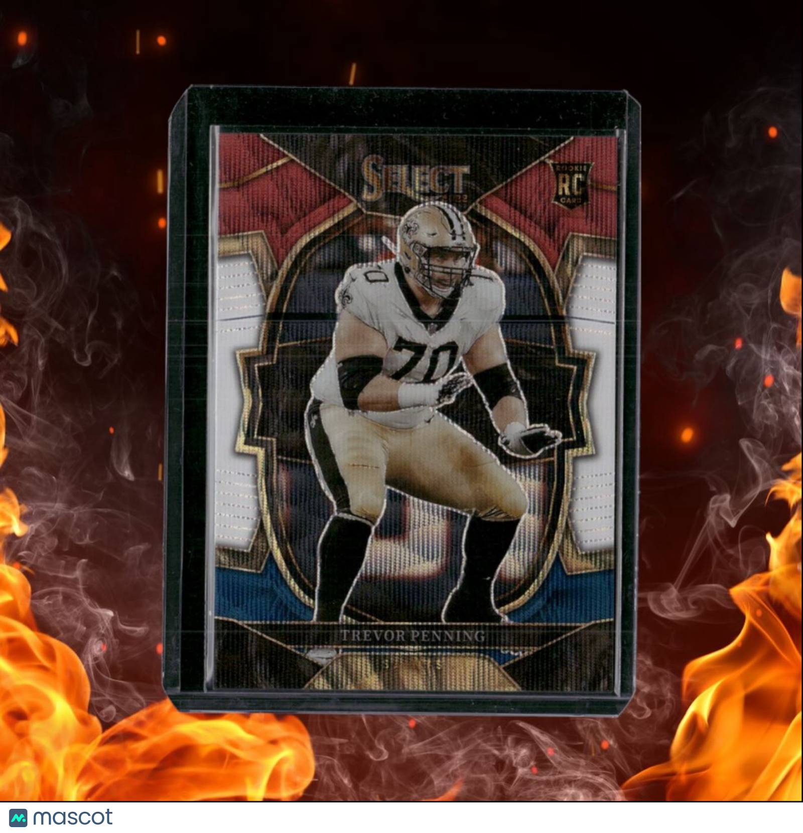 2022 Panini Select Trevor Penning Tri-Color Prizm Rookie 096/249 #29