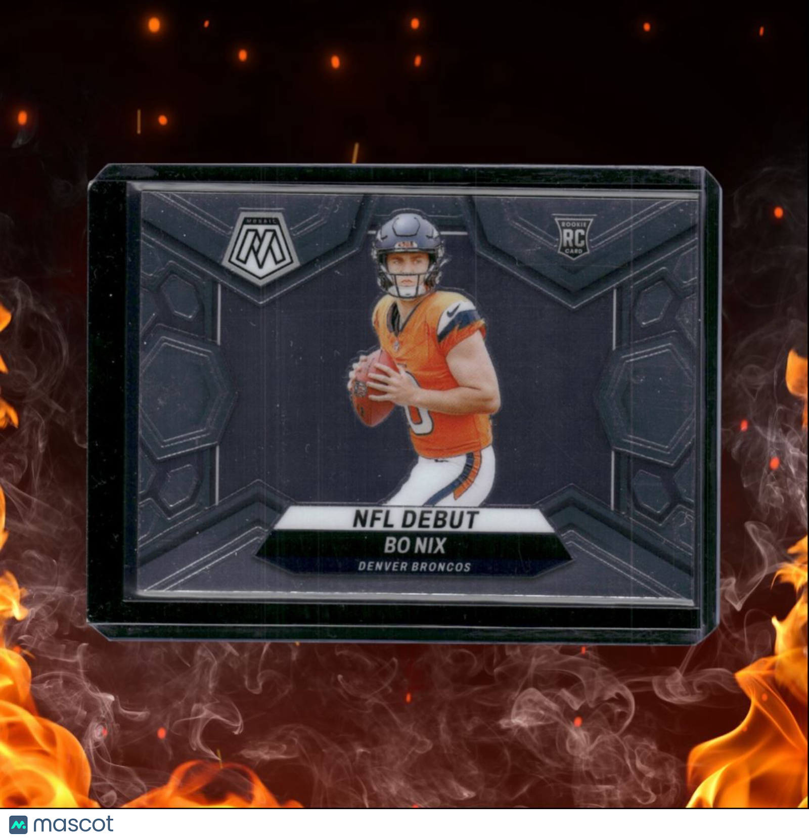 2024 Panini Mosaic Bo Nix NFL Debut Rookie #271