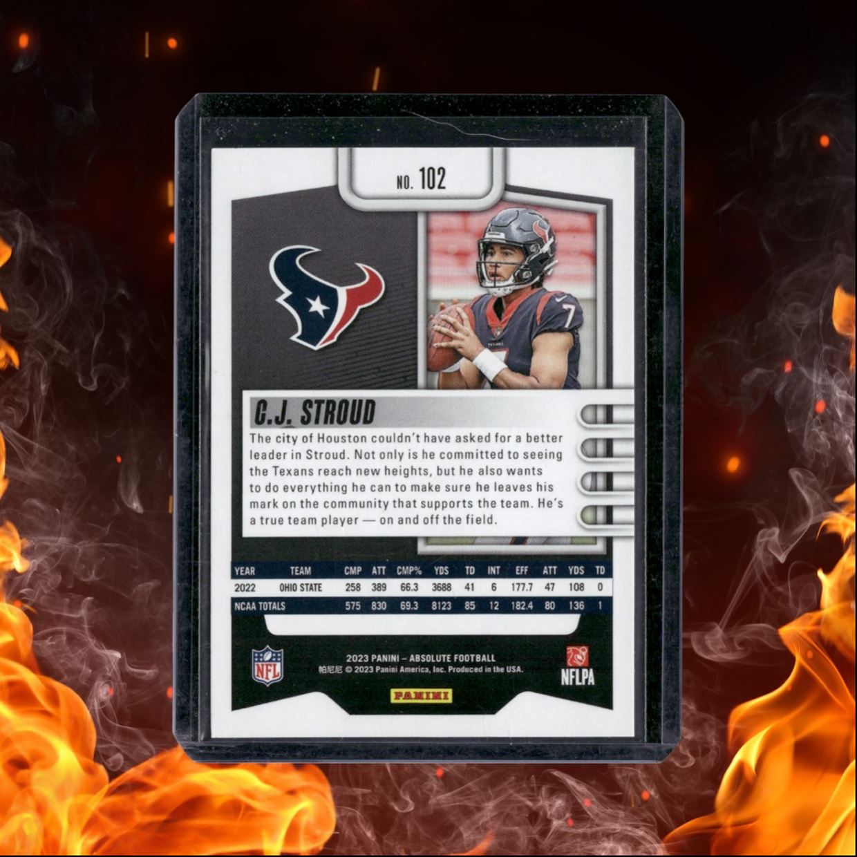 2023 Panini Absolute C.J. Stroud Jersey Rookie #102