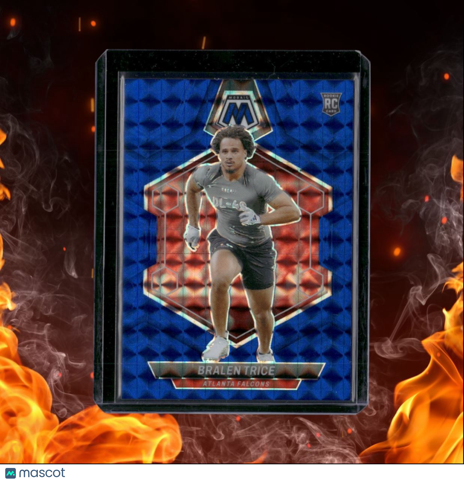 2024 Panini Mosaic Bralen Trice Blue Mosaic Prizm Rookie 69/99 #363