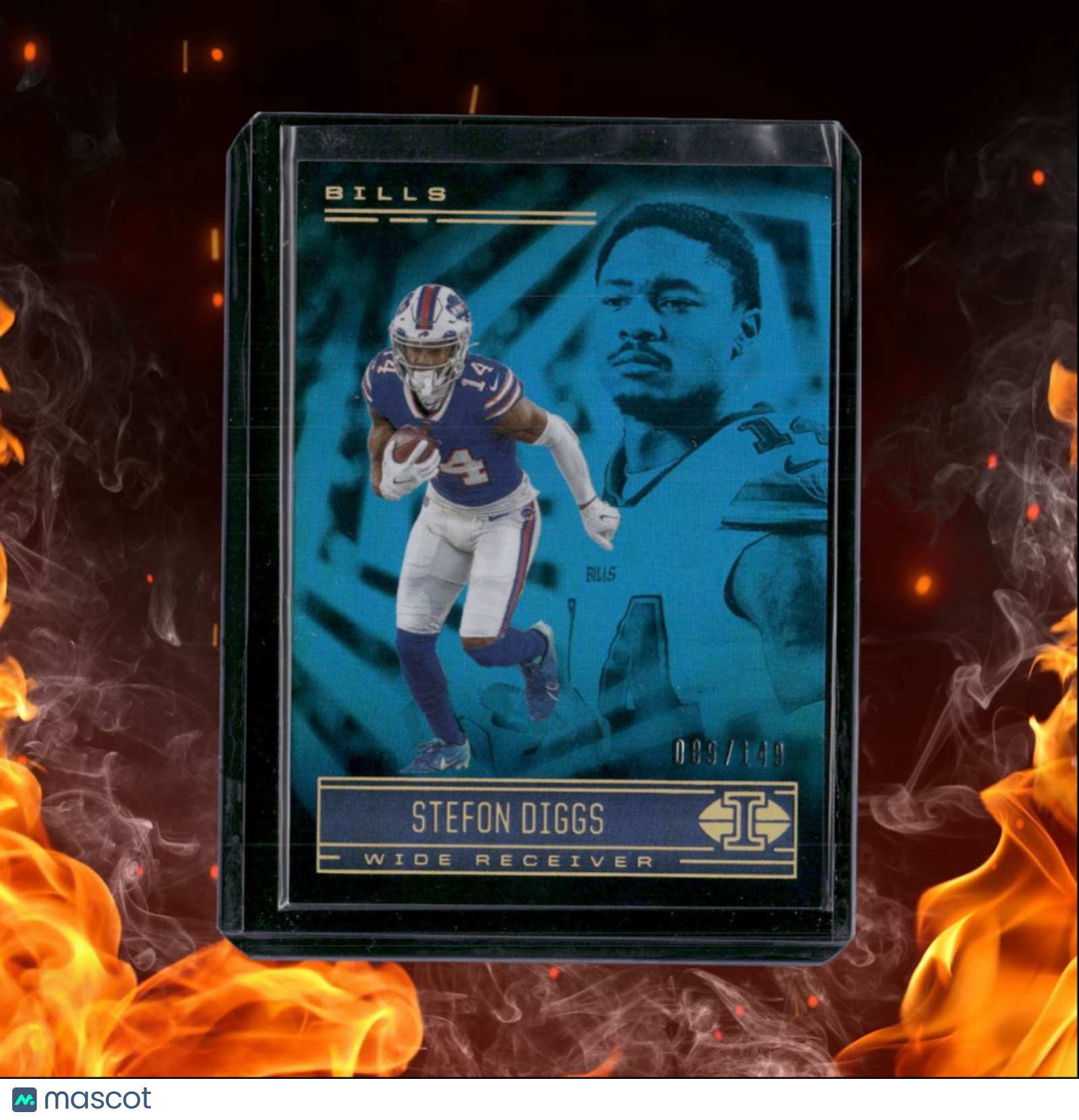 2021 Panini Illusions Stefon Diggs Light Blue 089/149 #58
