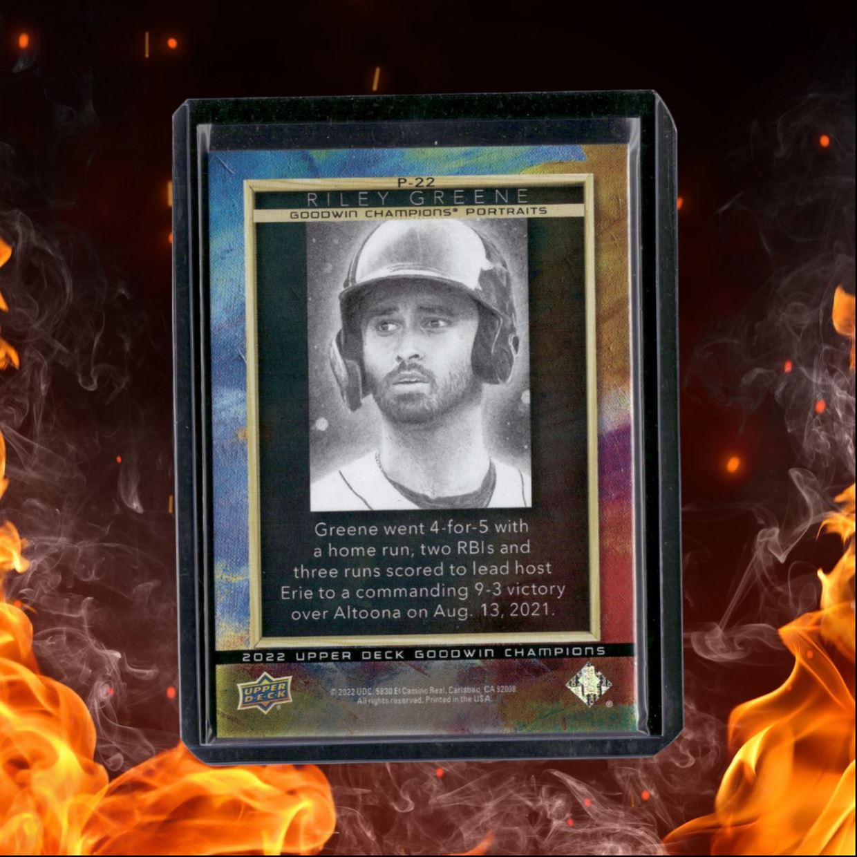 2022 Upper Deck Goodwin Champions Riley Greene Portraits #P-22