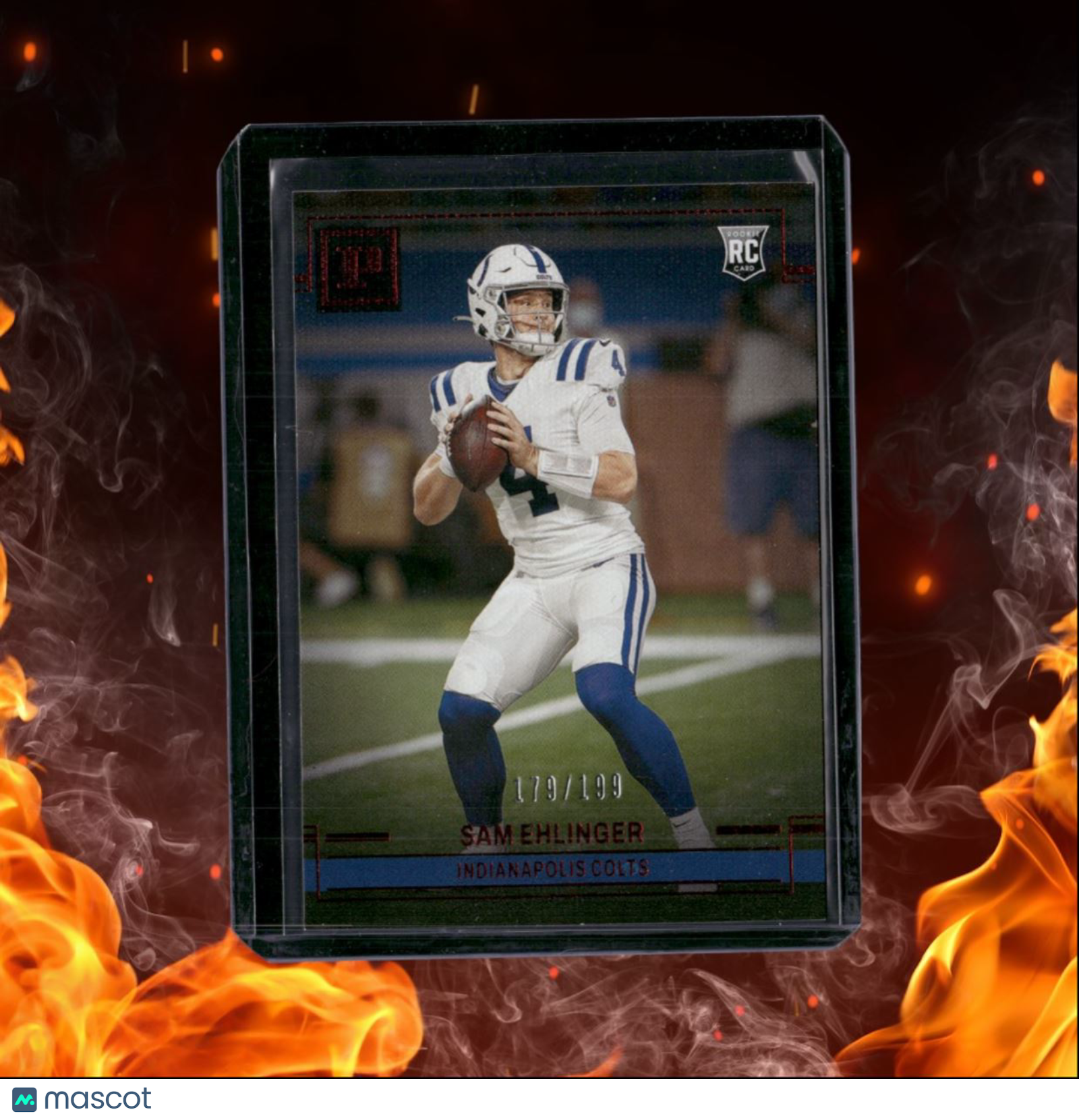 2021 Panini Chronicles Sam Ehlinger Panini Red Rookie 179/199 #PA-10