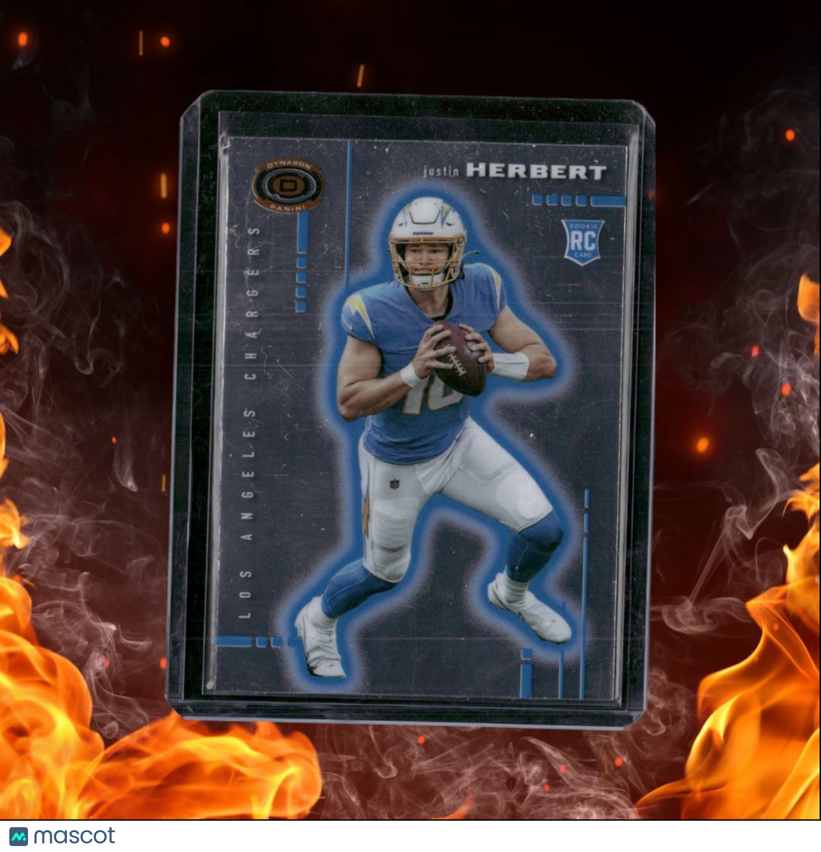 2020 Panini Chronicles Justin Herbert Dynagon Rookie #D-3
