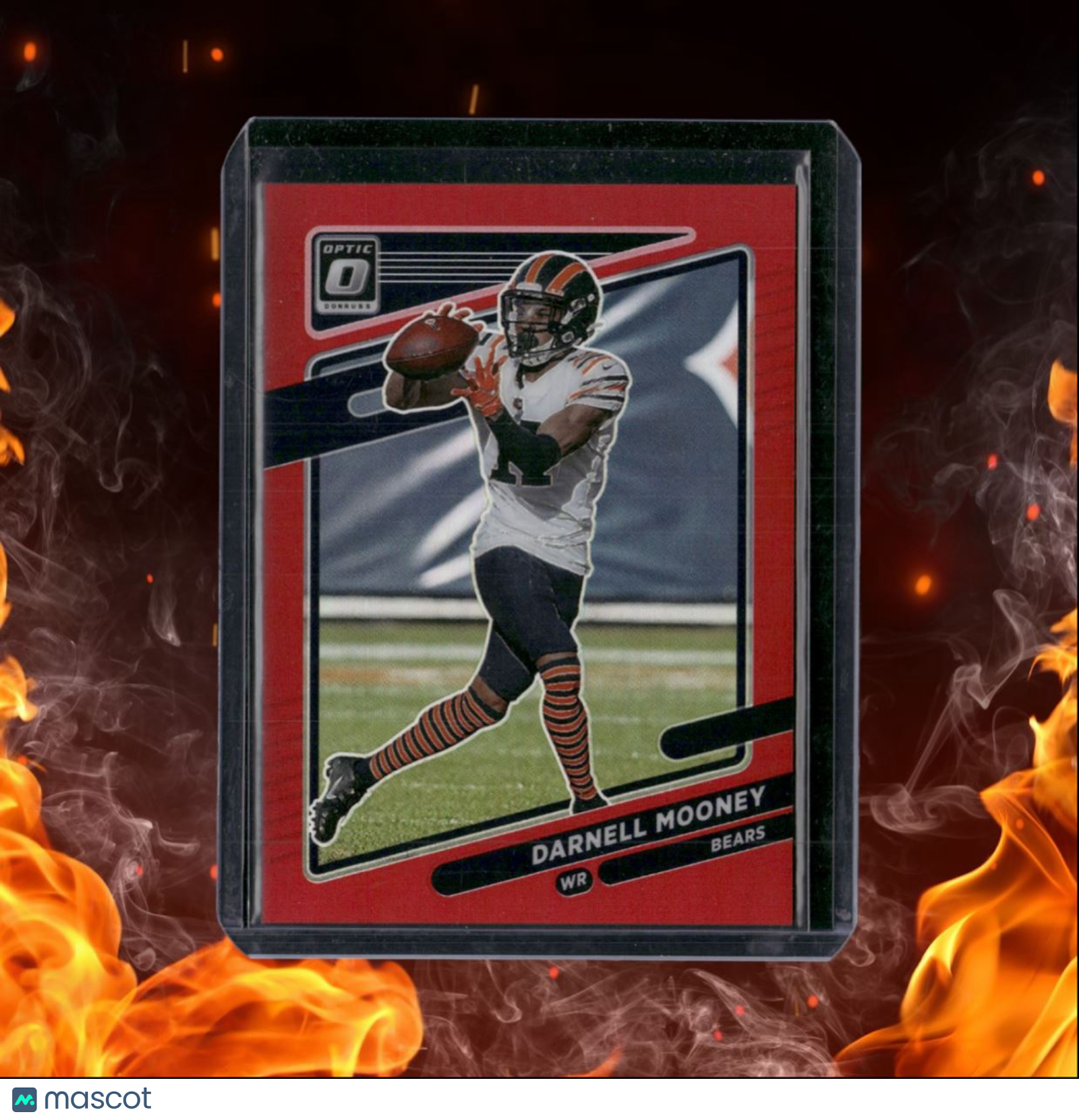 2021 Donruss Optic Darnell Mooney Red Holo Prizm 81/99 #77