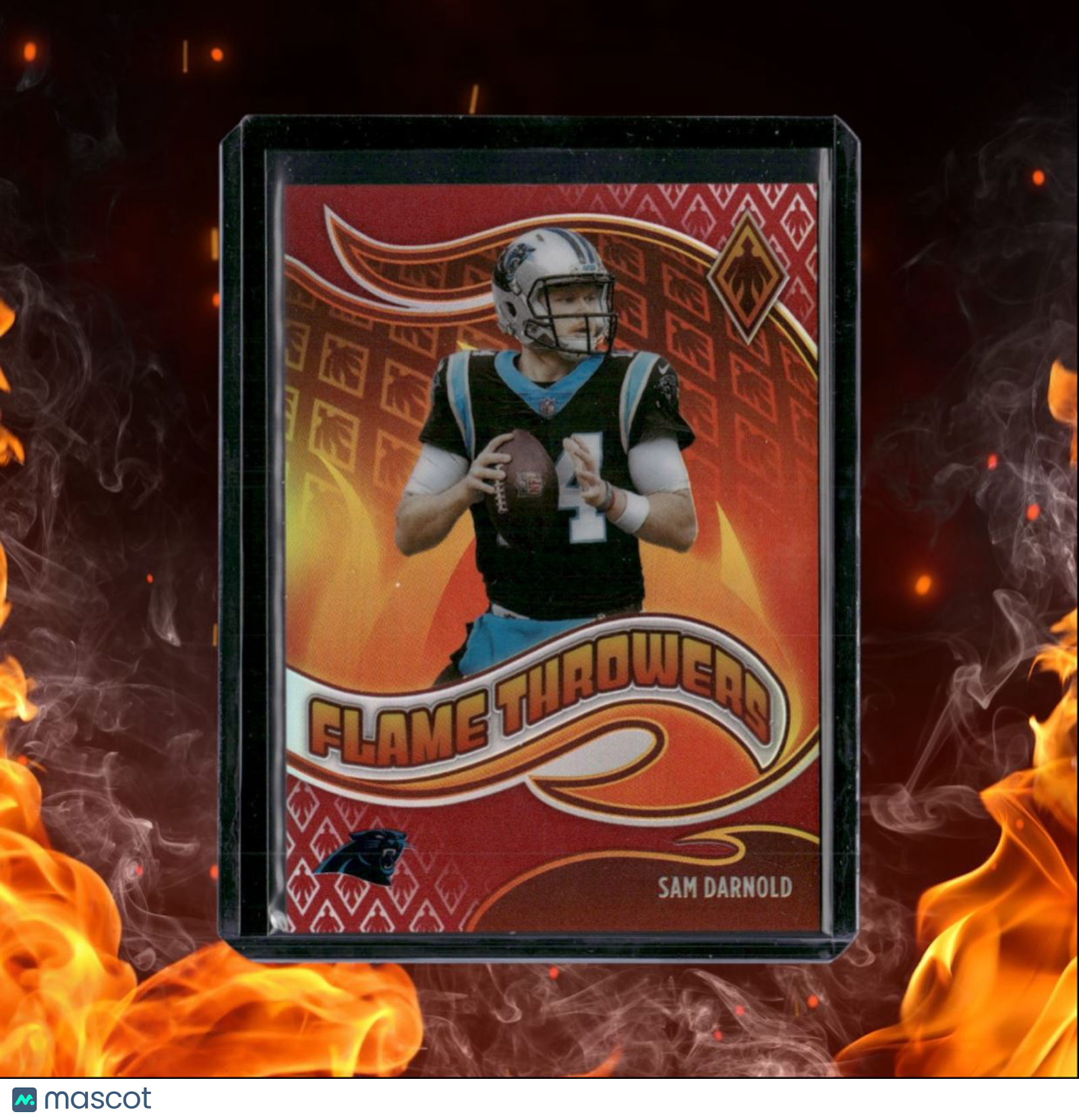2021 Panini Phoenix Sam Darnold Flame Throwers Red 073/199 #FT-19