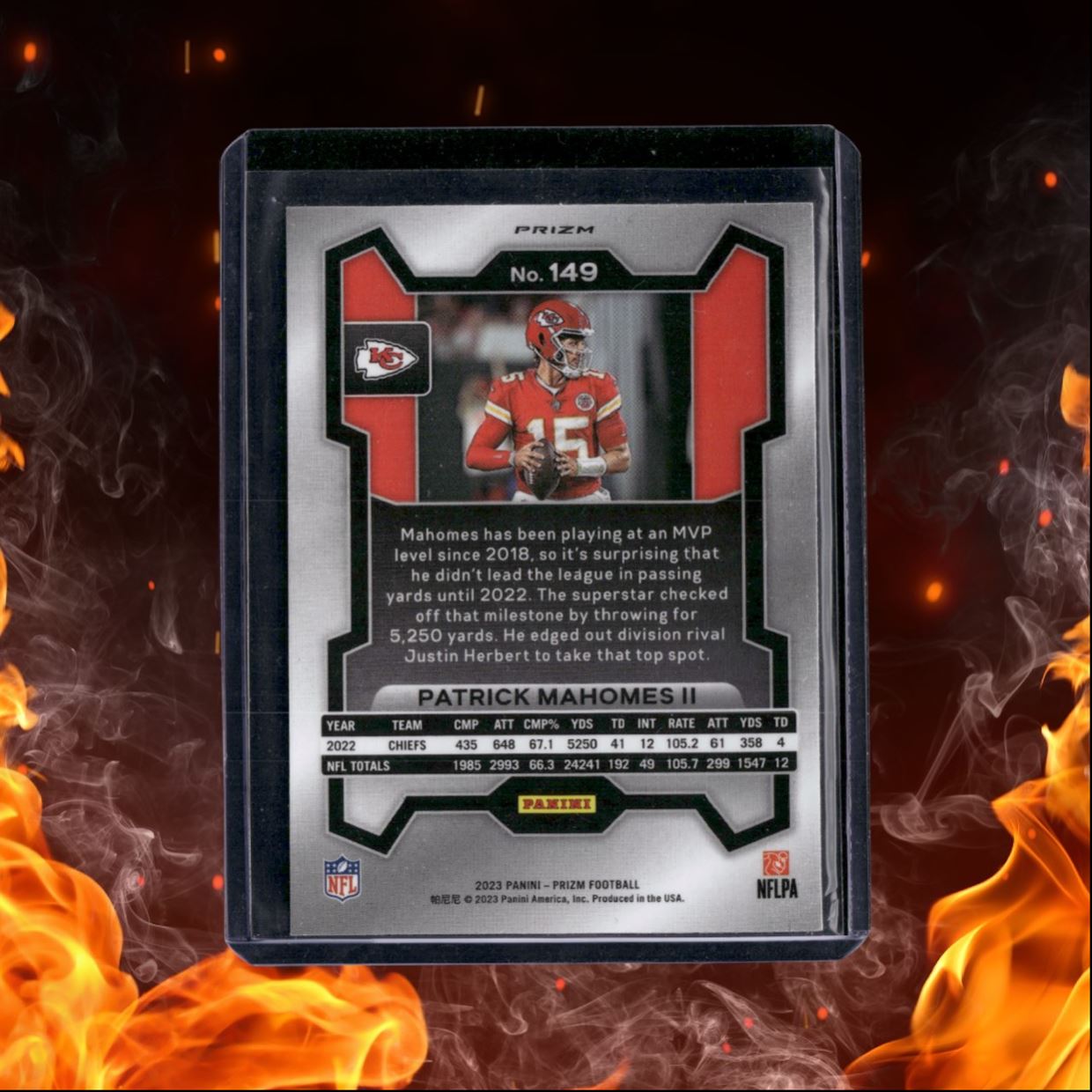 2023 Panini Prizm Patrick Mahomes II Silver Prizm #149