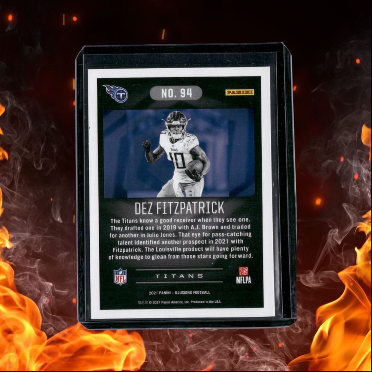 2021 Panini Illusions Dez Fitzpatrick Red Holo Rookie 082/125 #94