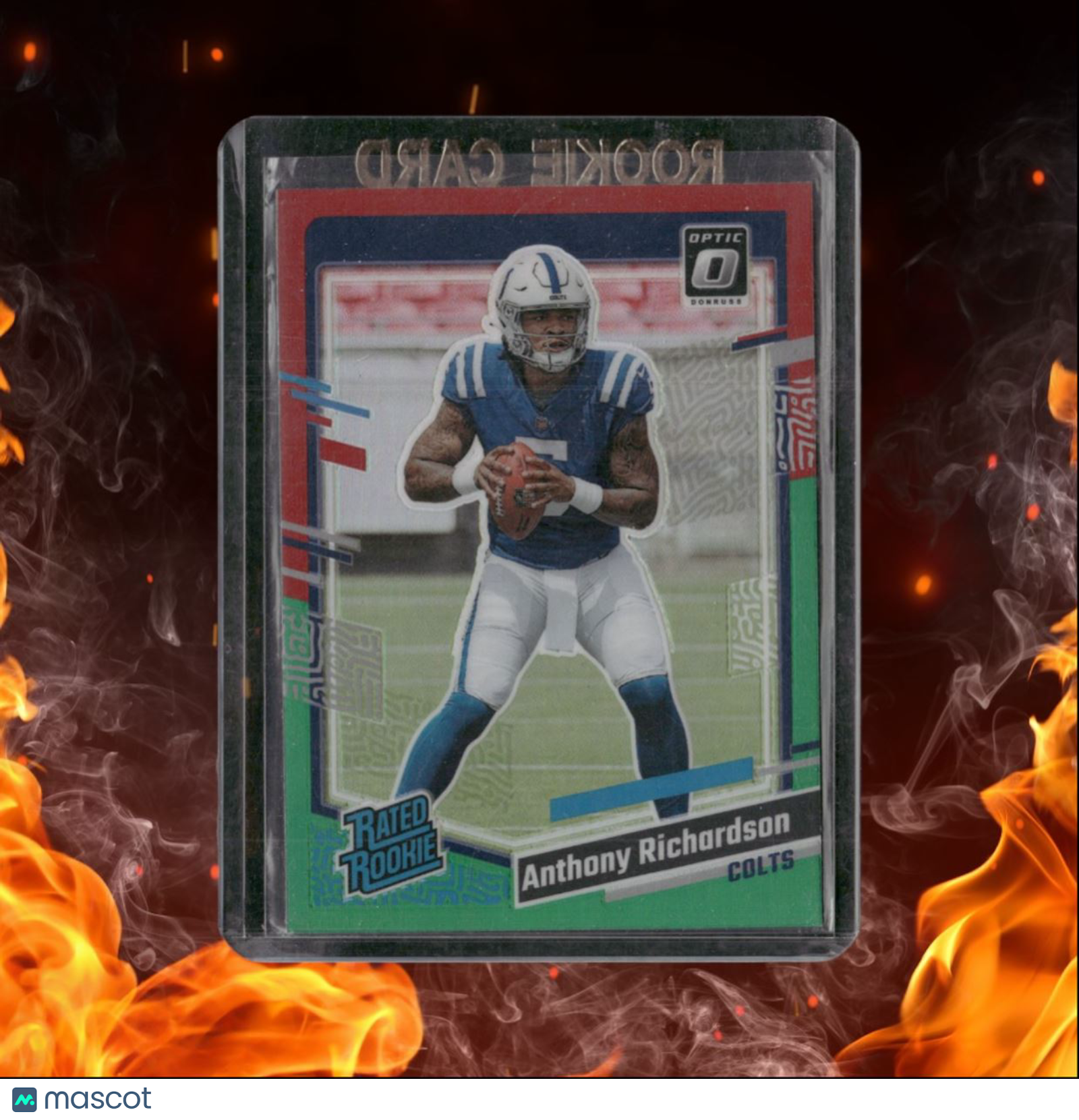 2023 Panini Donruss Anthony Richardson Optic Preview Red Green Prizm Rated