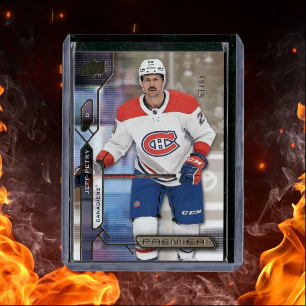 2021-22 Upper Deck Premier Jeff Petry Gold Spectrum 57/65 #38