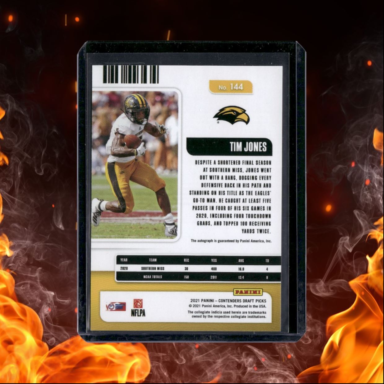 2021 Panini Contenders Draft Picks Tim Jones Rookie Auto #144