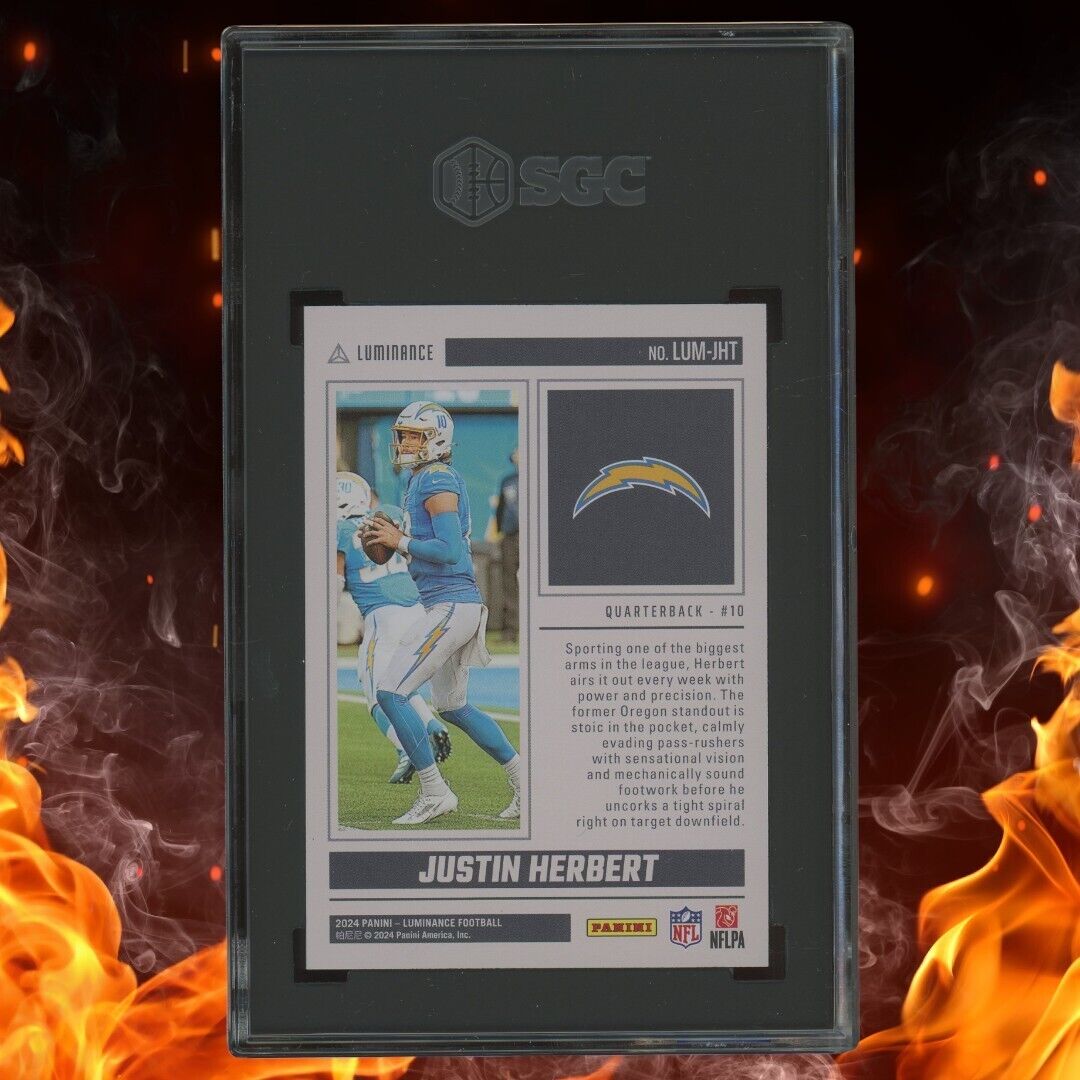 2024 Panini Luminance JUSTIN HERBERT Luminosity SGC 10 #LUM-JHT SP