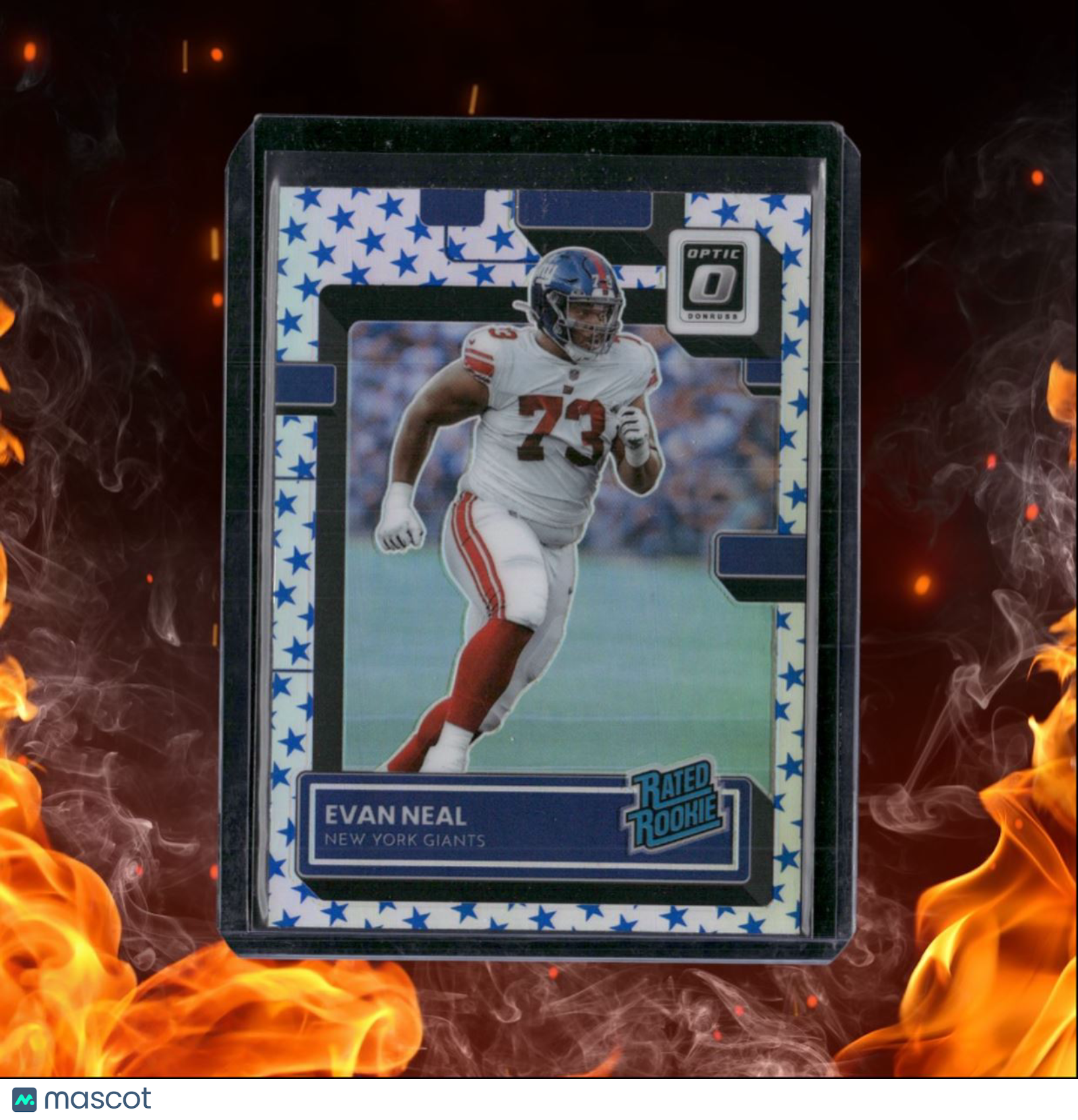 2022 Donruss Optic Evan Neal Stars Emoji Prizm Rated Rookie #251