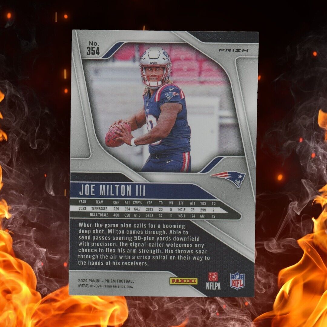2024 Panini Prizm JOE MILTON III Rookie Silver Prizm #354