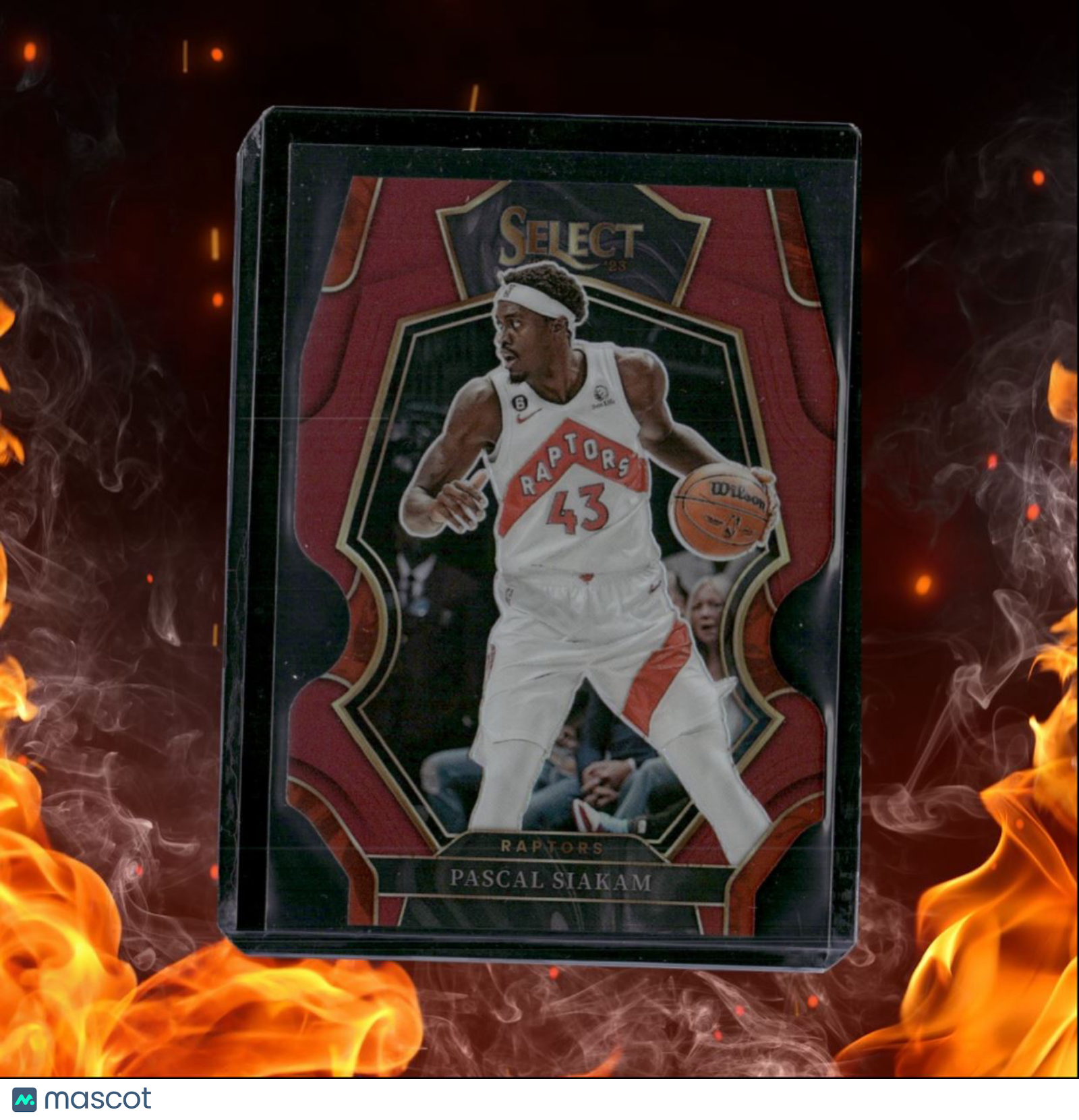2022-23 Panini Select Pascal Siakam Maroon Prizm Die Cut 169/175 #148