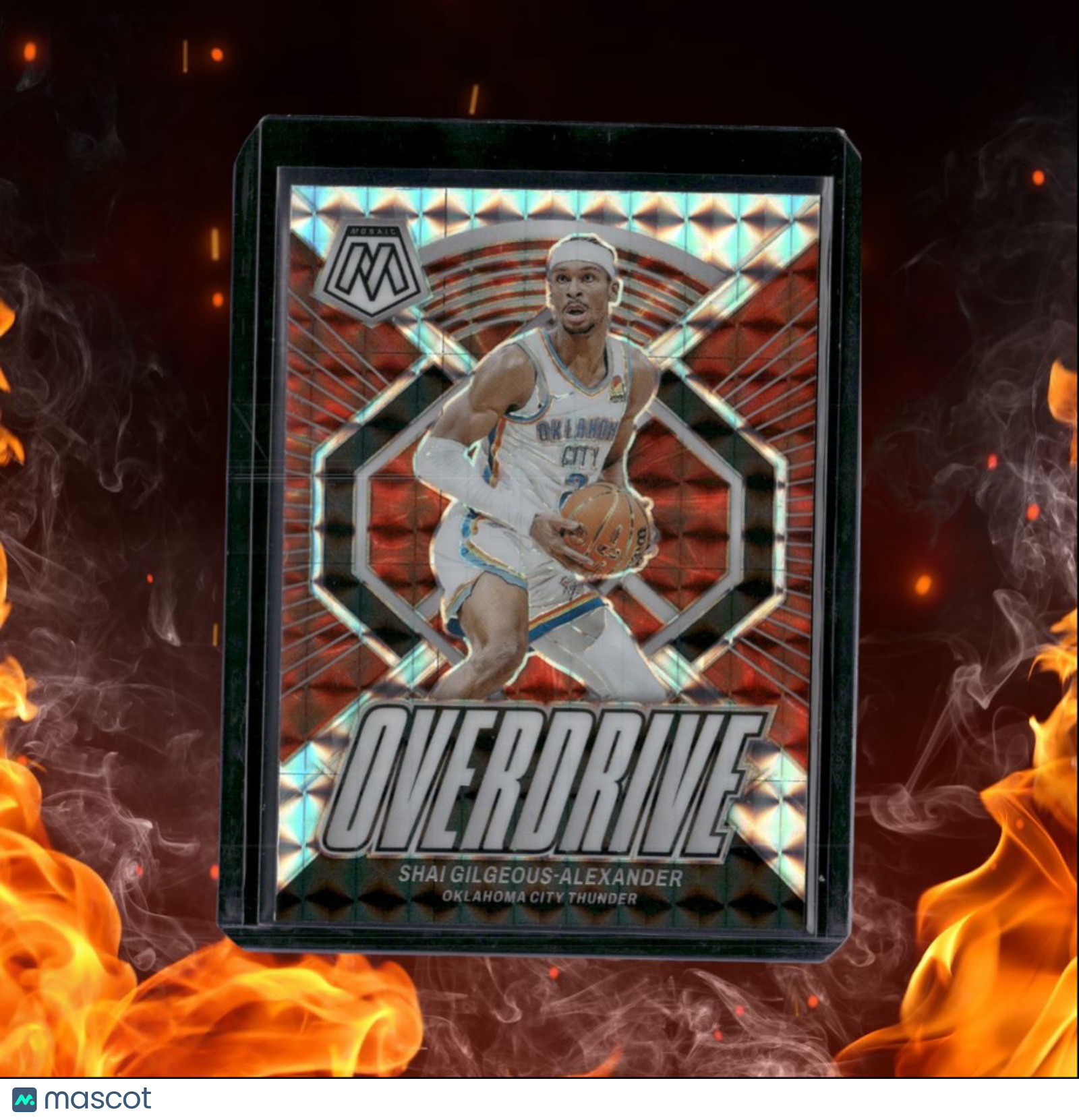2023-24 Panini Mosaic Shai Gilgeous-Alexander Overdrive Mosaic Prizm #3