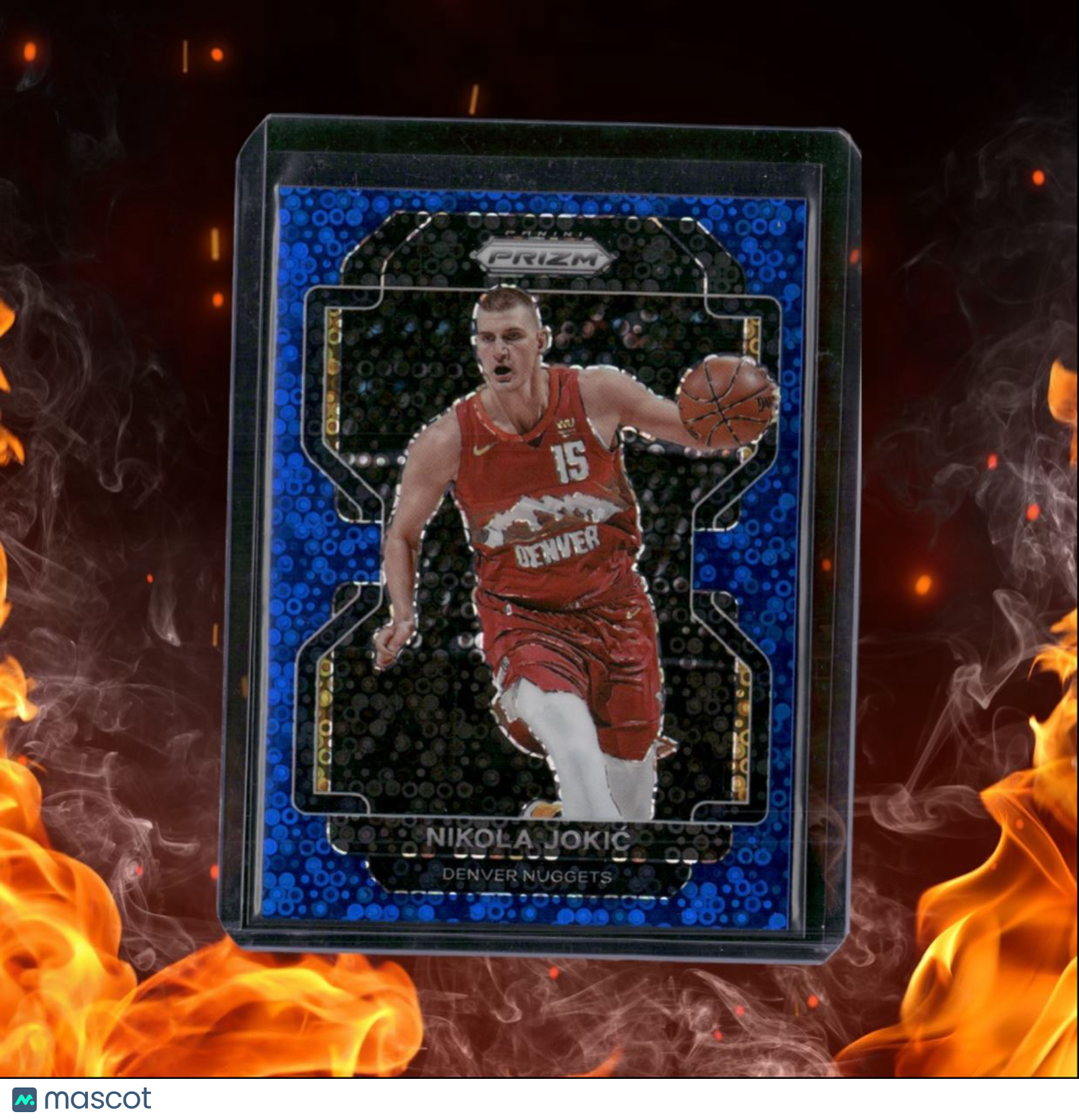 2021-22 Panini Prizm Nikola Jokic Blue Fast Break Prizm 112/150 #32