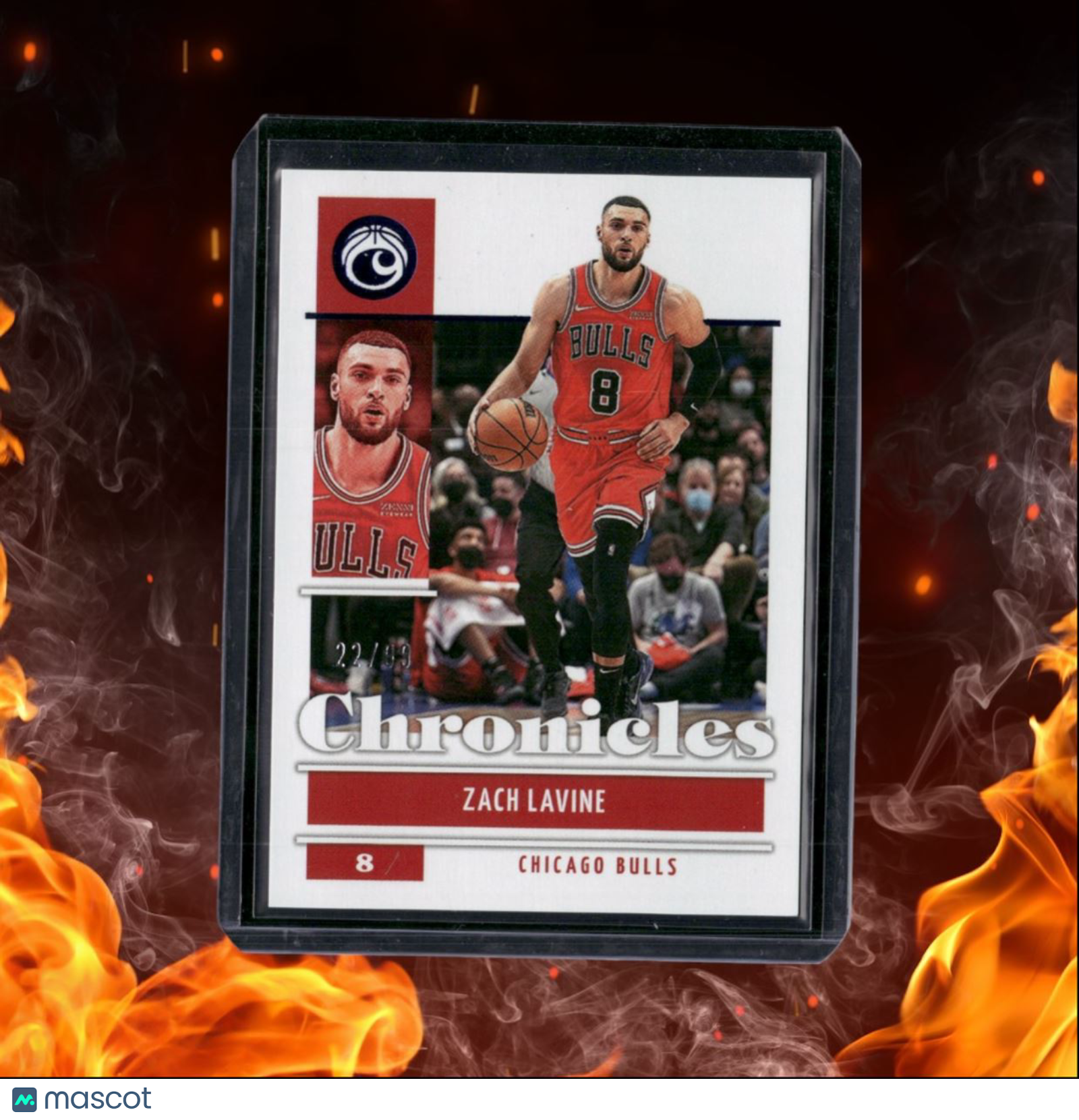 2021-22 Panini Chronicles Zach LaVine Blue 22/99 #13