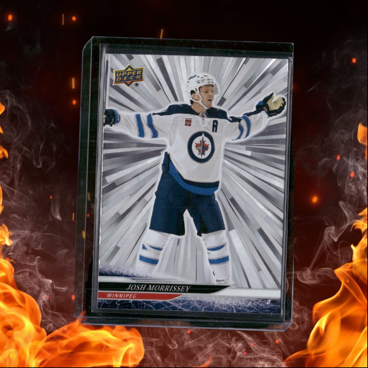 2024-25 Upper Deck Josh Morrissey Outburst Silver #445