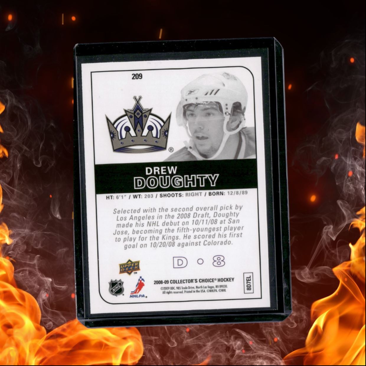 2008-09 Upper Deck Collector's Choice Drew Doughty Choice Rookie #209