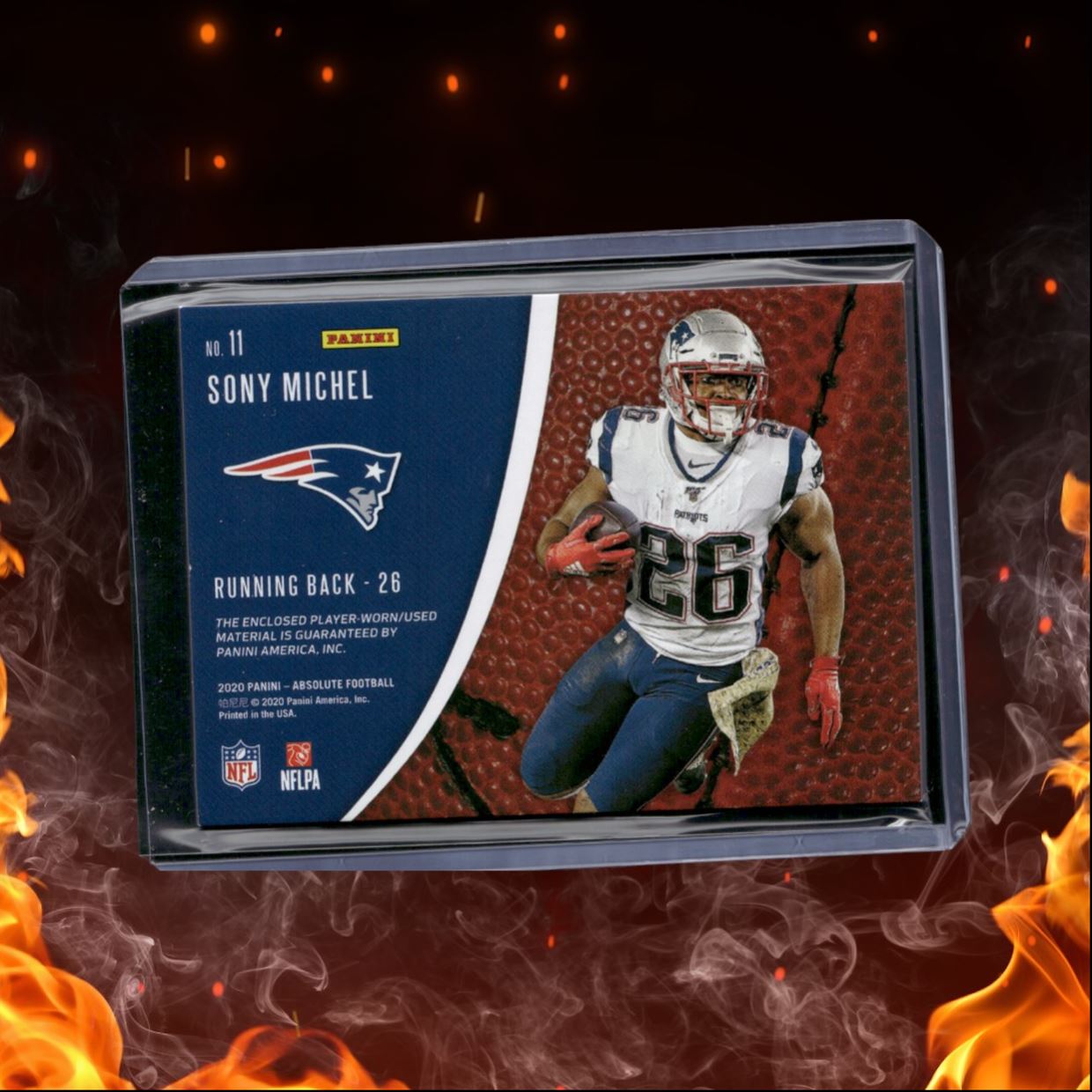 2020 Panini Absolute Sony Michel Ball Hoggs Jersey #11