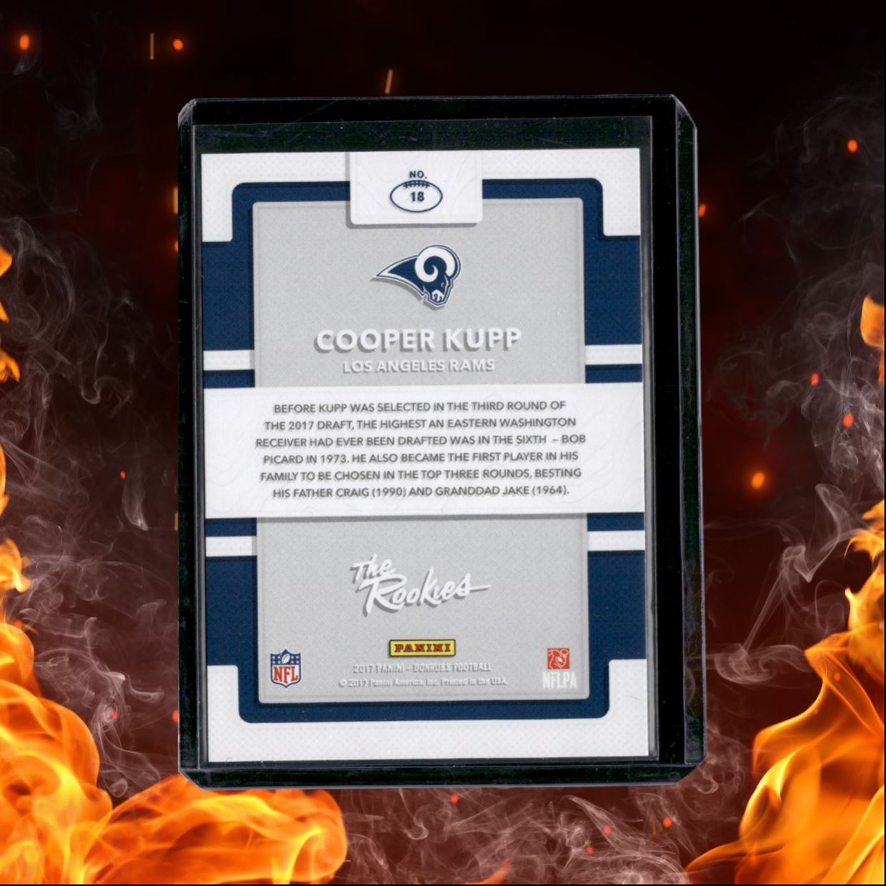 2017 Panini Donruss Cooper Kupp Holo Squares Rookie #18