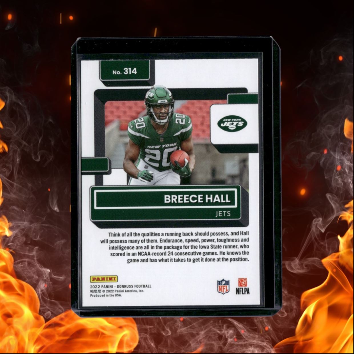 2022 Panini Donruss Breece Hall Rated Rookie #314