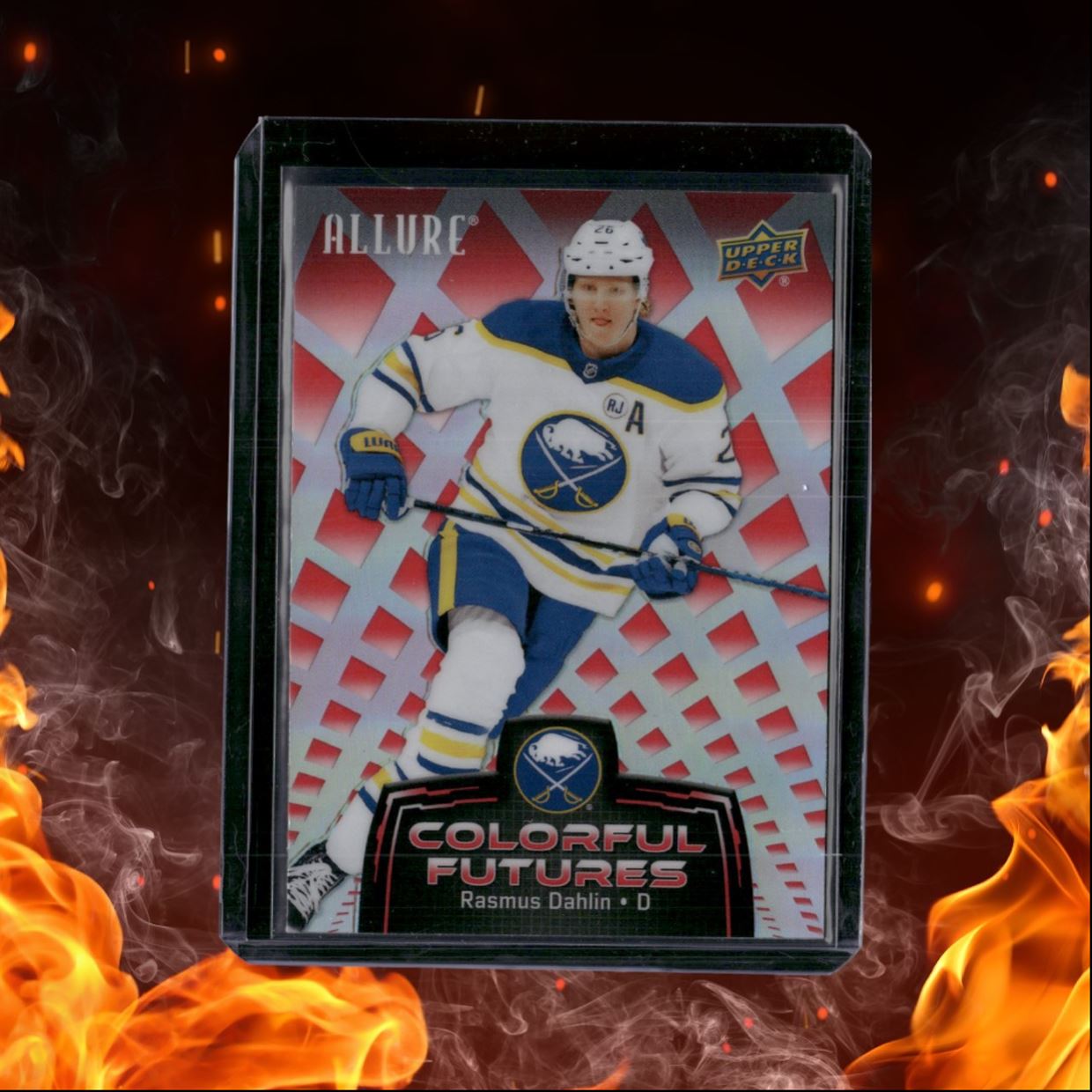 2024-25 Upper Deck Allure Rasmus Dahlin Colorful Futures Red #CF-18