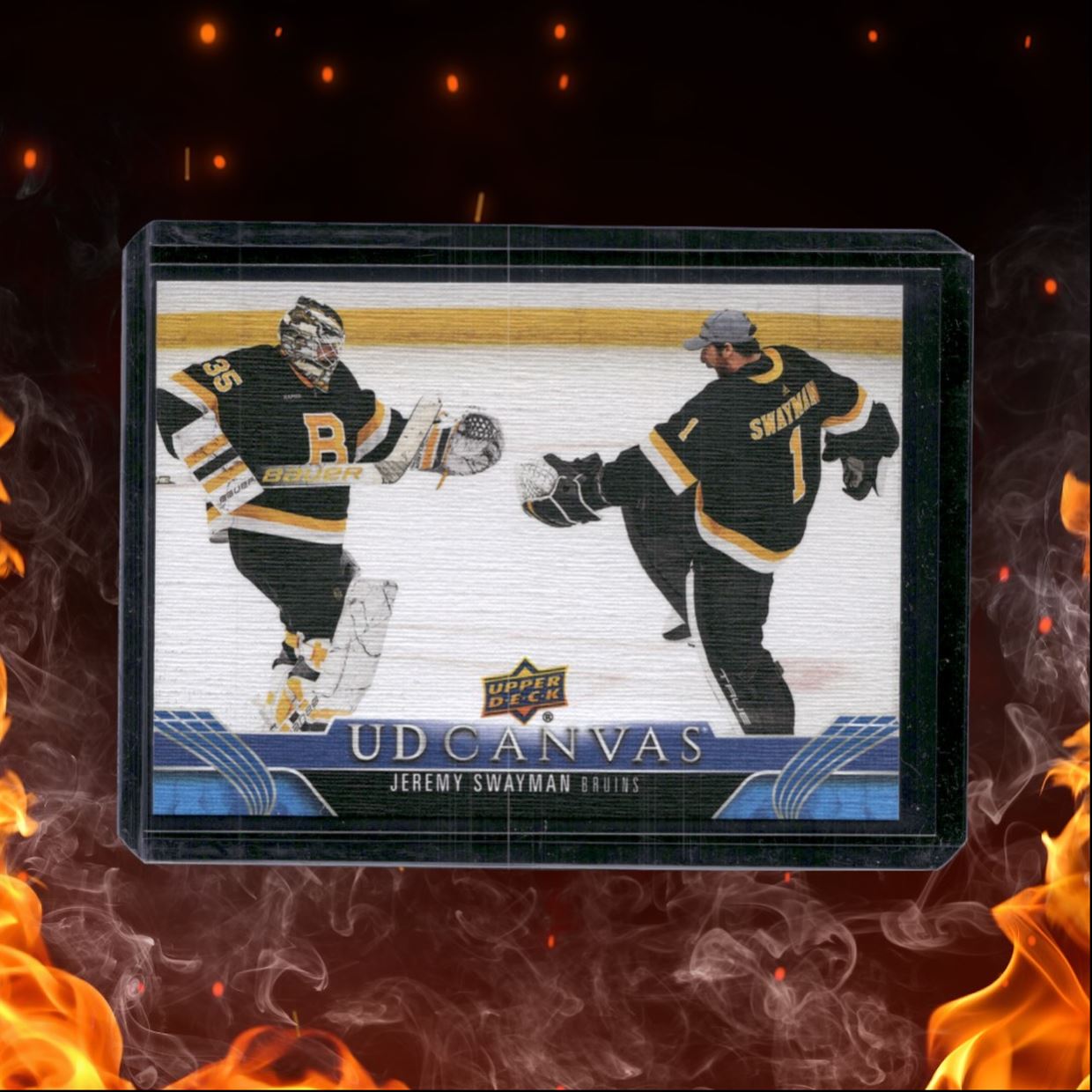 2023-24 Upper Deck Jeremy Swayman UD Canvas #C128